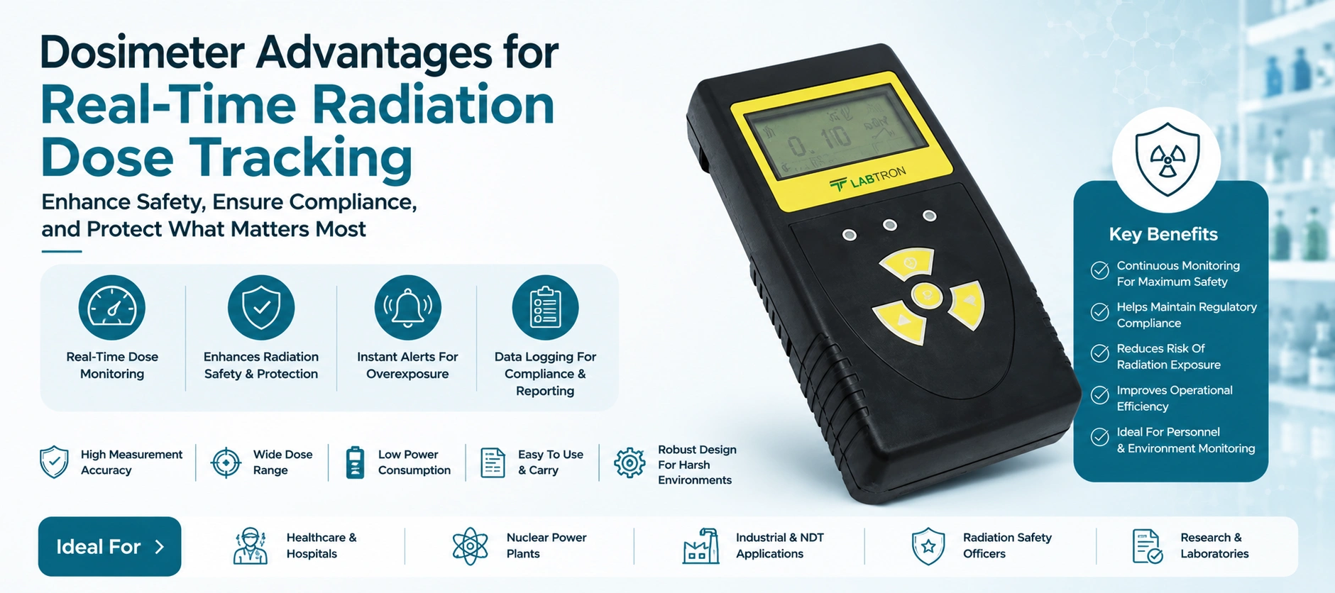 Dosimeter Advantages For Real-Time Radiation Dose Tracking
