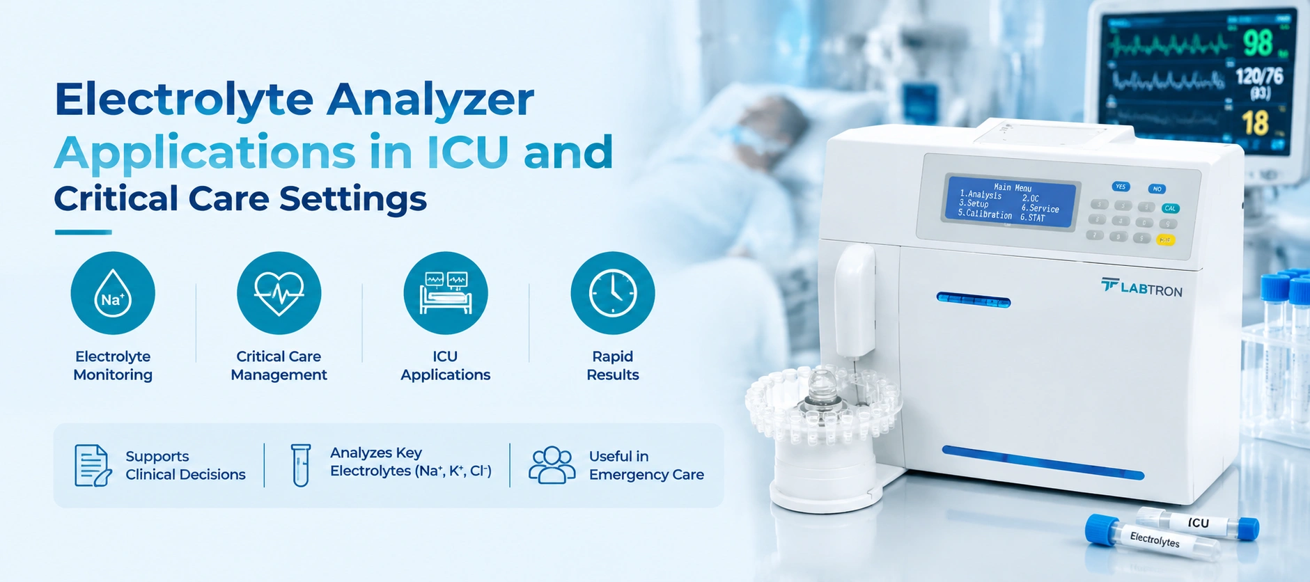 Electrolyte Analyzer Applications In ICU And Critical Care Settings