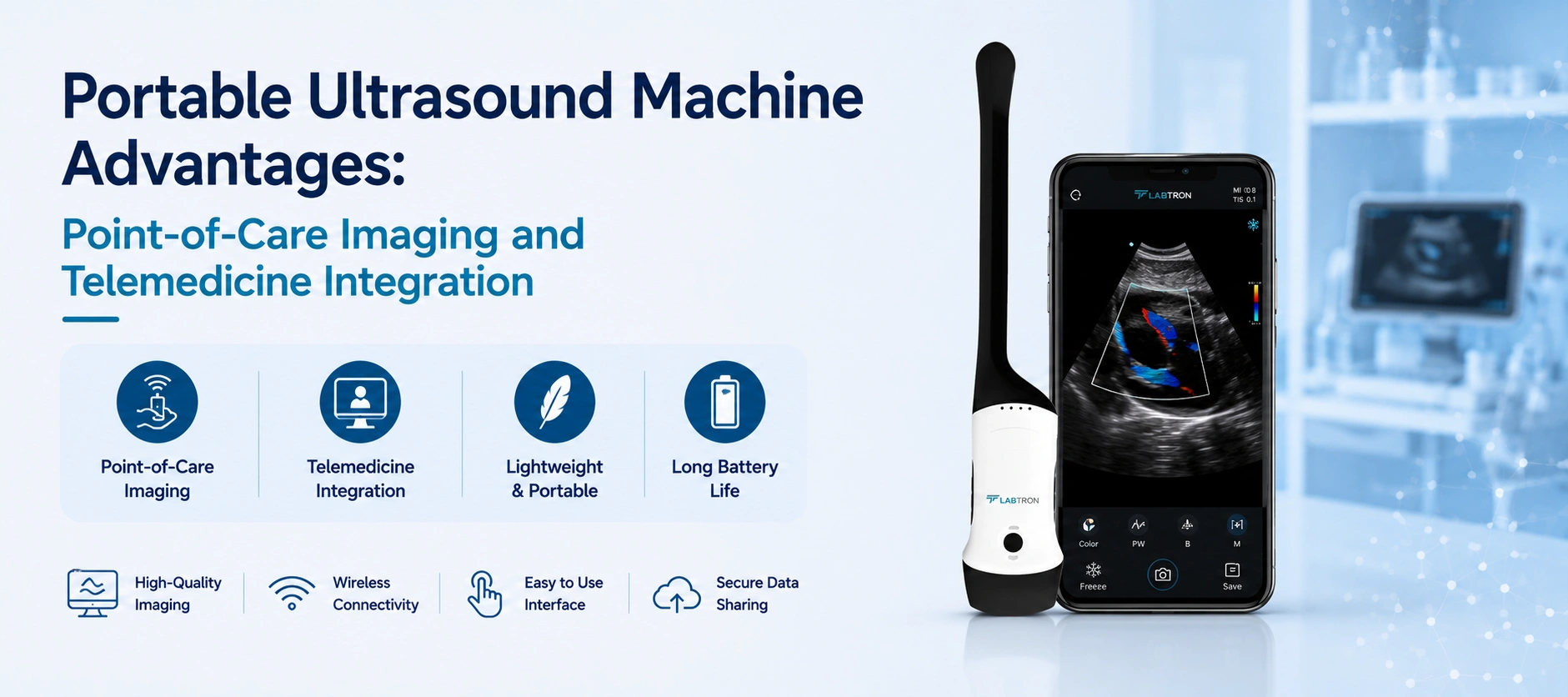 Portable Ultrasound Machine Advantages: Point-of-Care Imaging And Telemedicine Integration