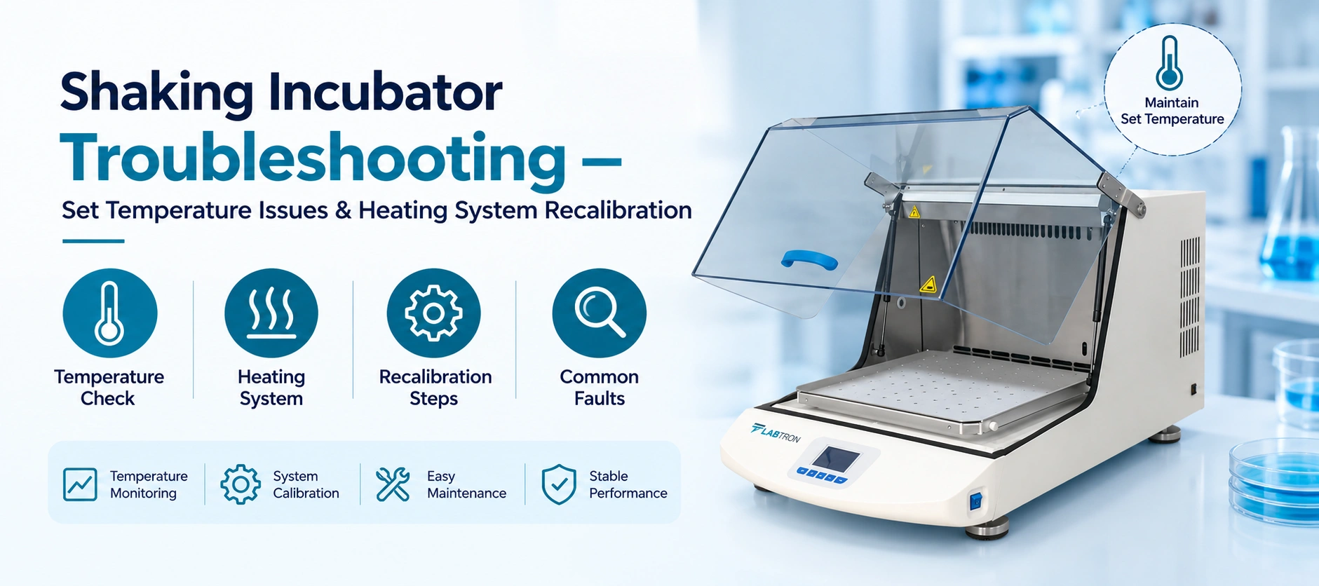Shaking Incubator Troubleshooting — Set Temperature Issues & Heating System Recalibration