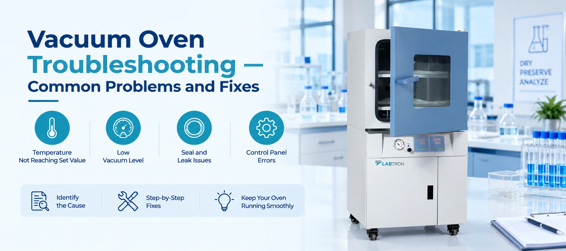 Vacuum Oven Troubleshooting — Common Problems And Fixes