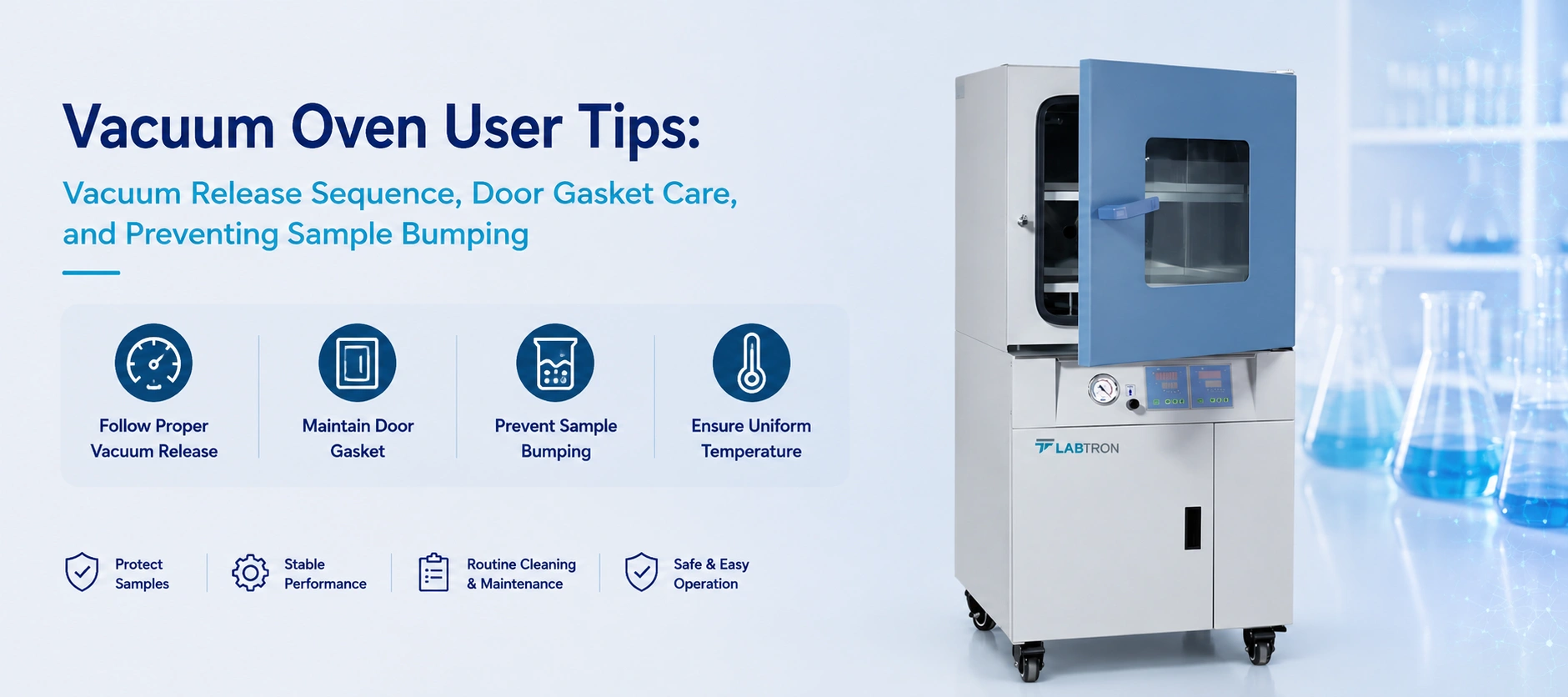 Vacuum Oven User Tips: Vacuum Release Sequence, Door Gasket Care, And Preventing Sample Bumping
