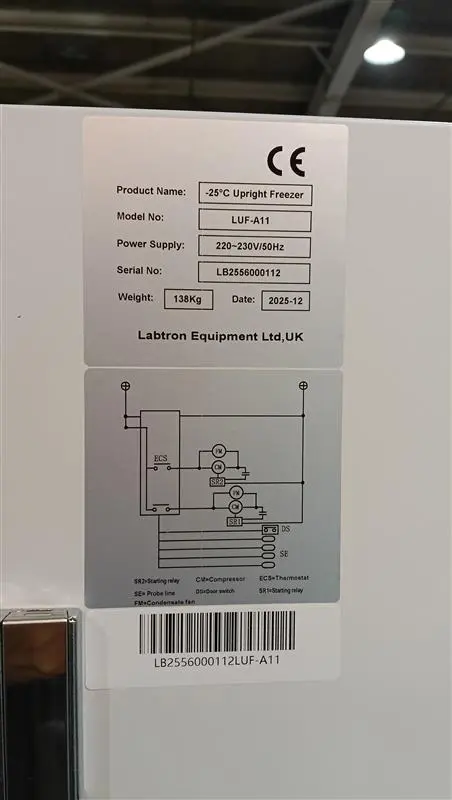 -25°C Upright Freezer LUF-A11