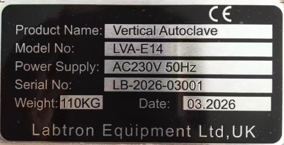 Vertical Autoclave LVA-E14