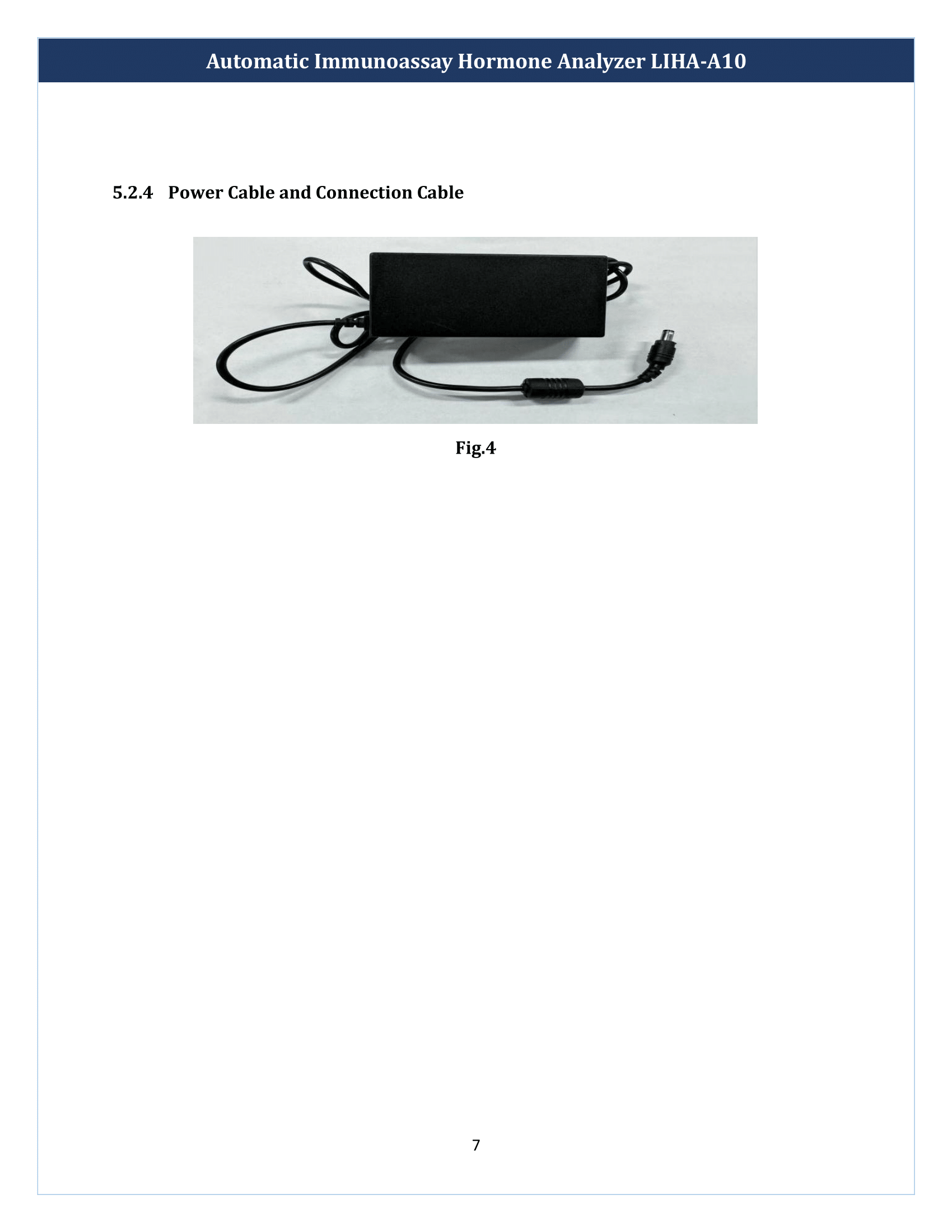 Automatic Immunoassay Hormone Analyzer LIHA-A10 Manual