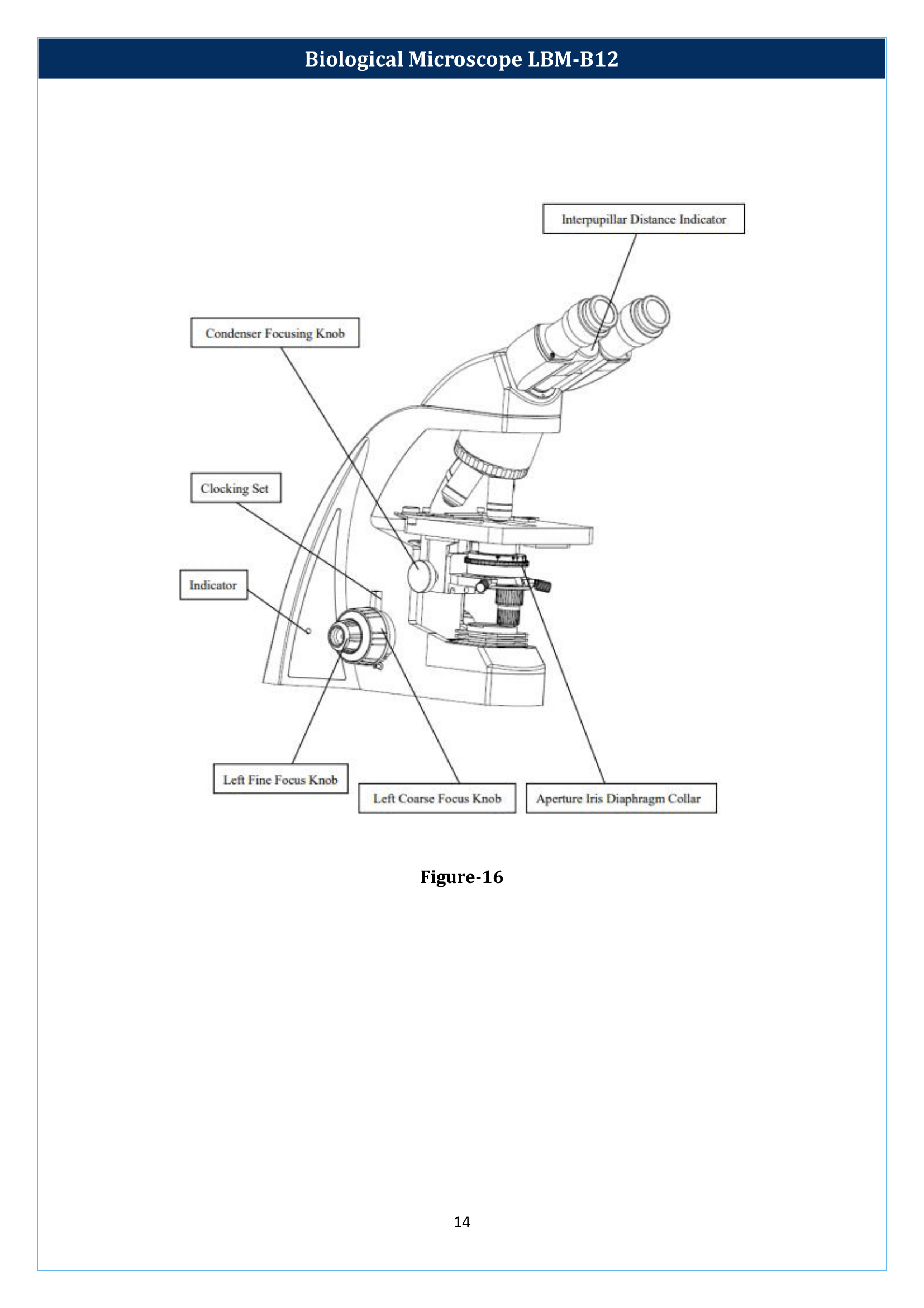 Biological microscope LBM-B12 Manual