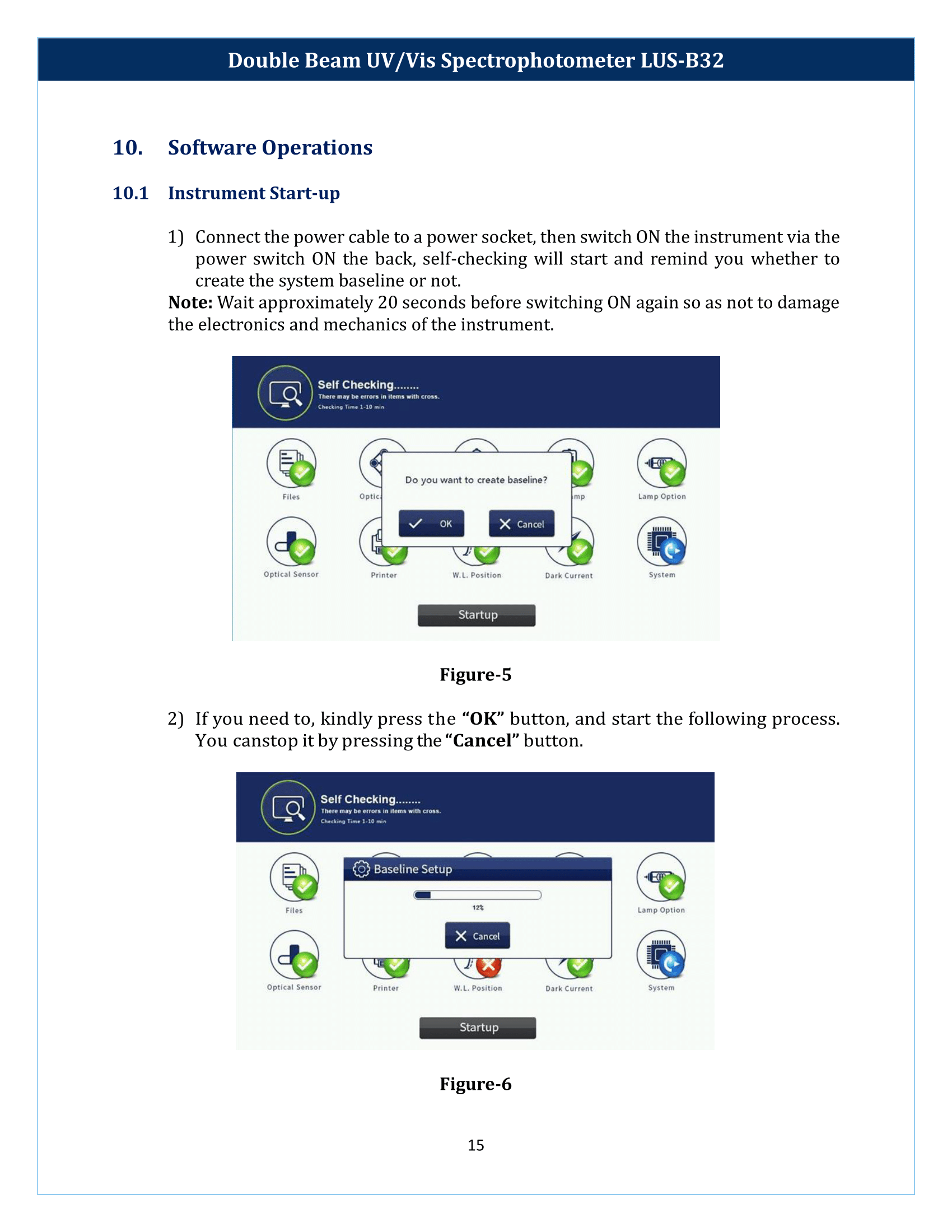 Double Beam UV-Vis Spectrophotometer LUS-B32 Manual