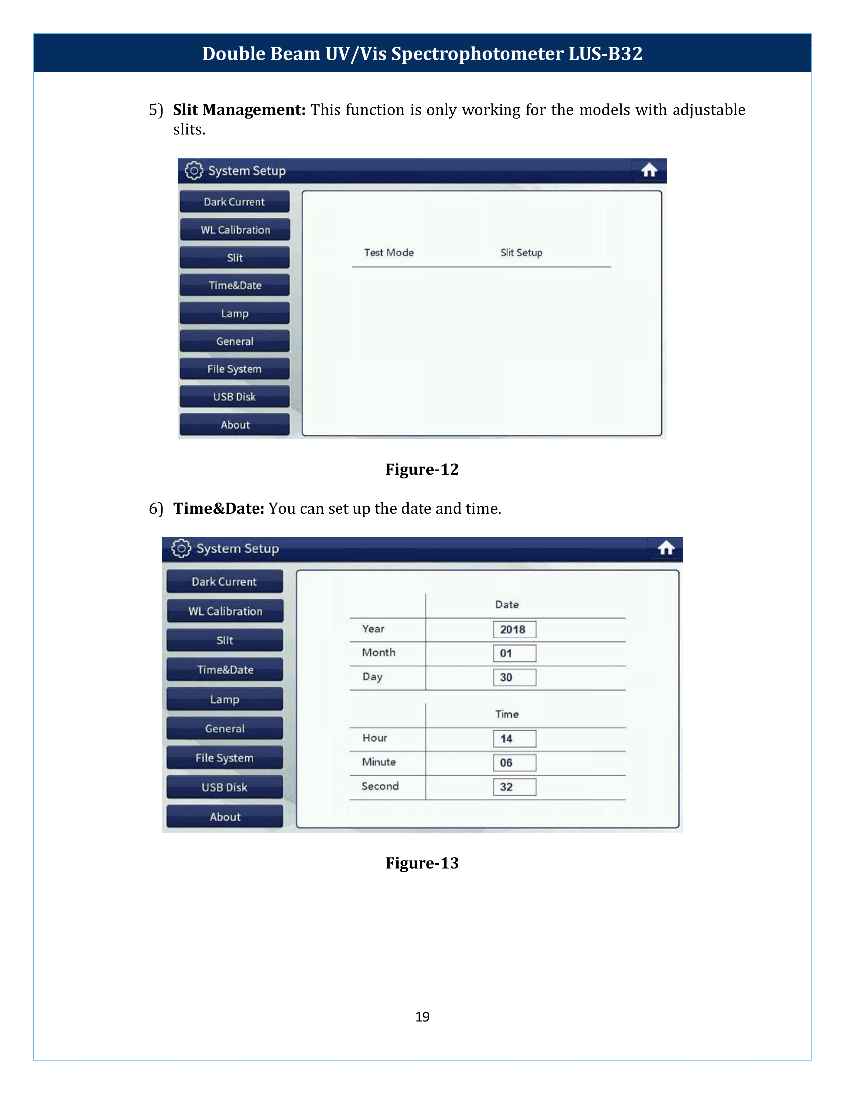 Double Beam UV-Vis Spectrophotometer LUS-B32 Manual