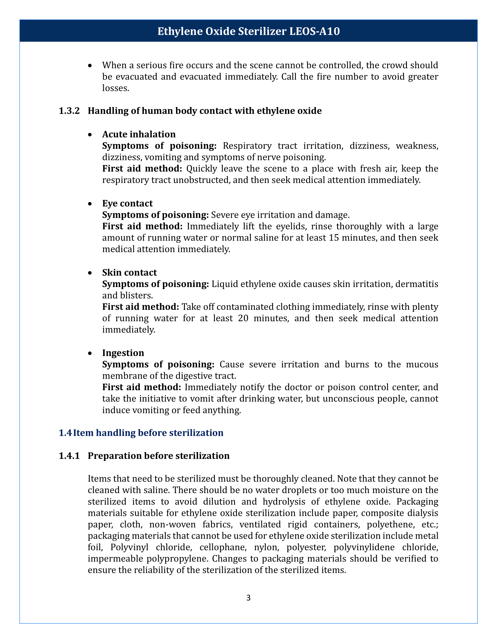 Ethylene Oxide Sterilizer LEOS-A10 Manual