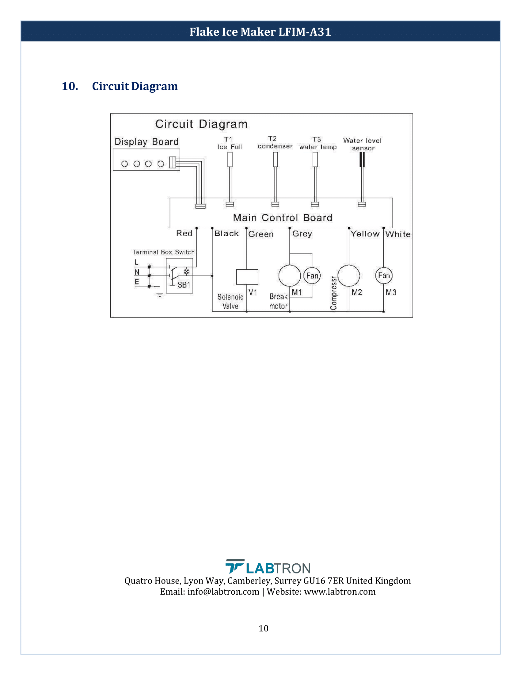 Flake Ice Maker LFIM-A31 Manual