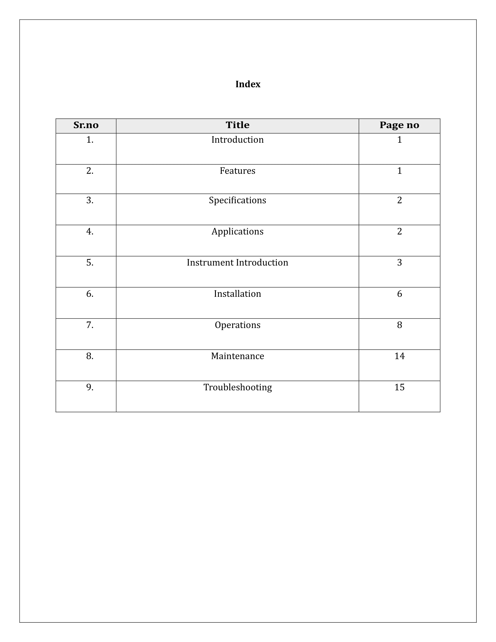 Flame Photometer LFP-A11 Manual