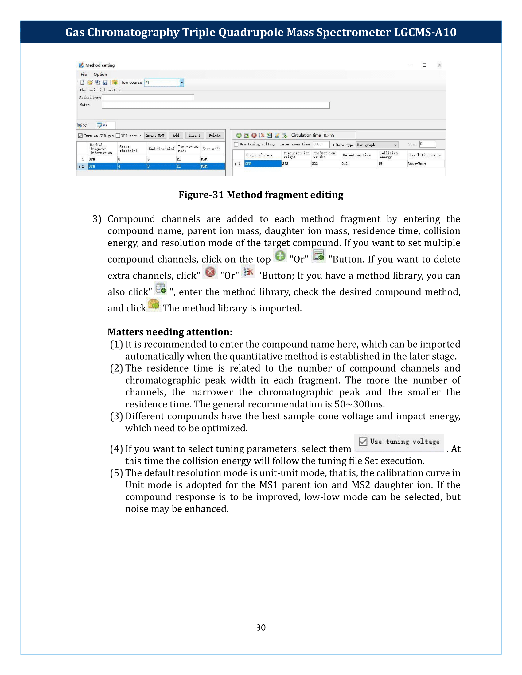 Gas Chromatography Triple Quadrupole Mass Spectrometer LGCMS-A10 Manual