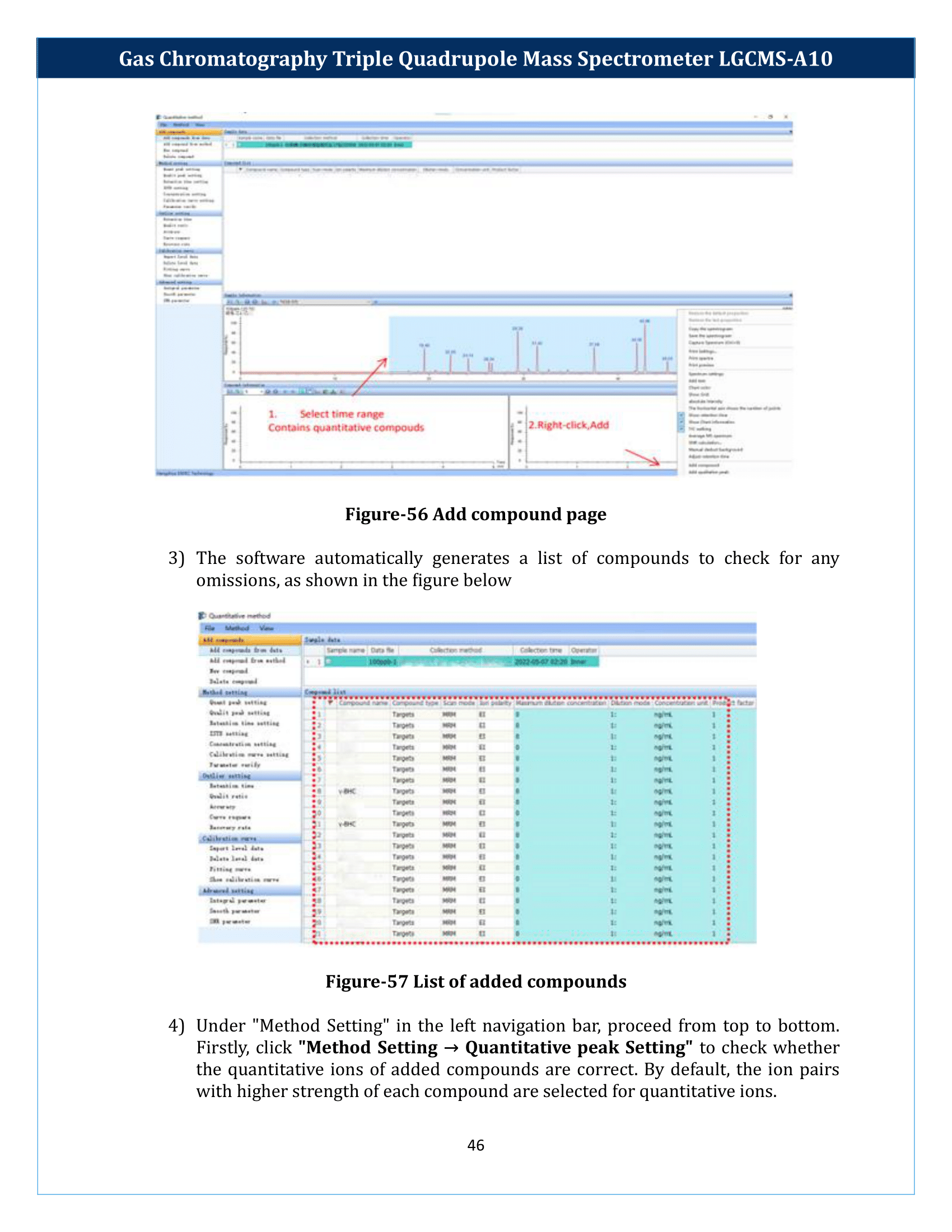 Gas Chromatography Triple Quadrupole Mass Spectrometer LGCMS-A10 Manual