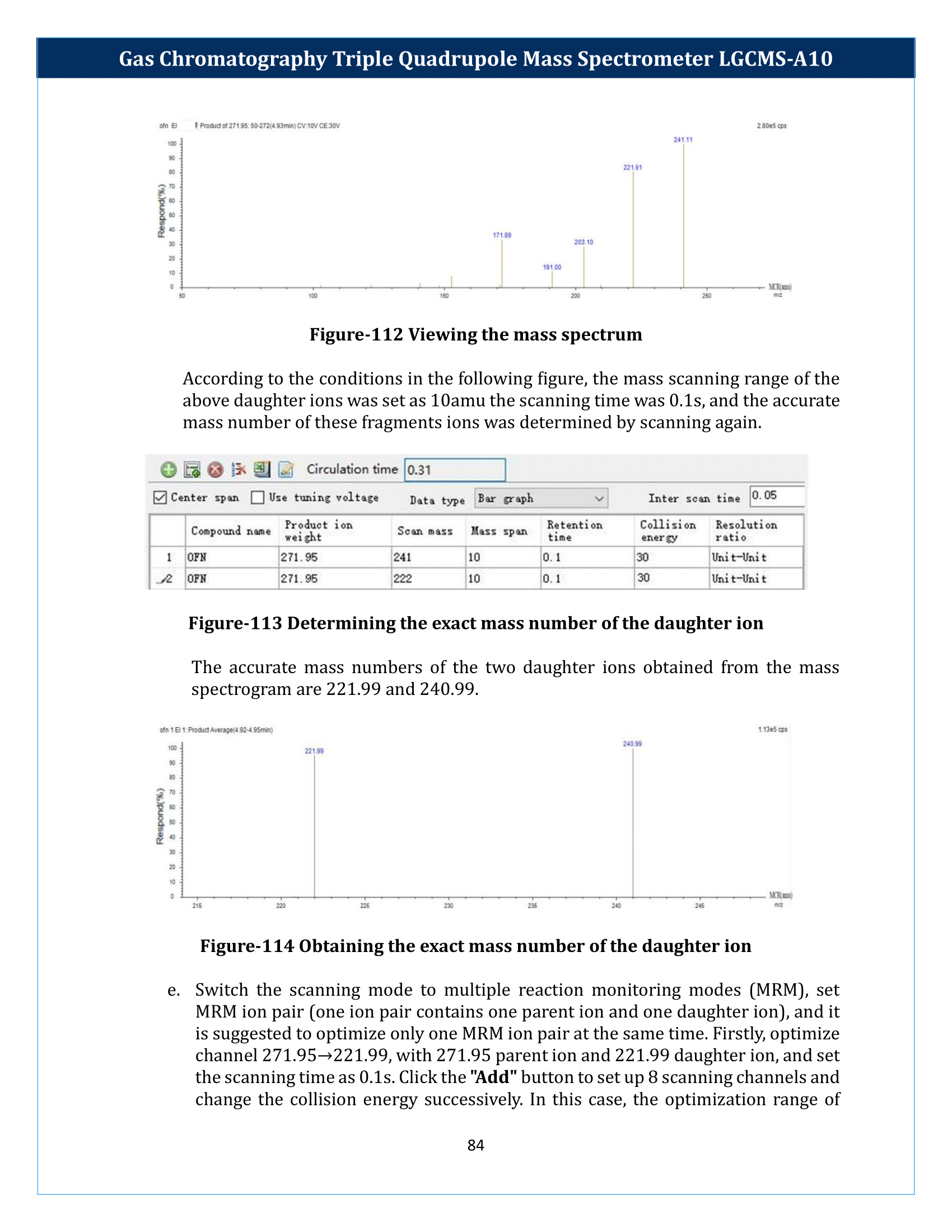 Gas Chromatography Triple Quadrupole Mass Spectrometer LGCMS-A10 Manual