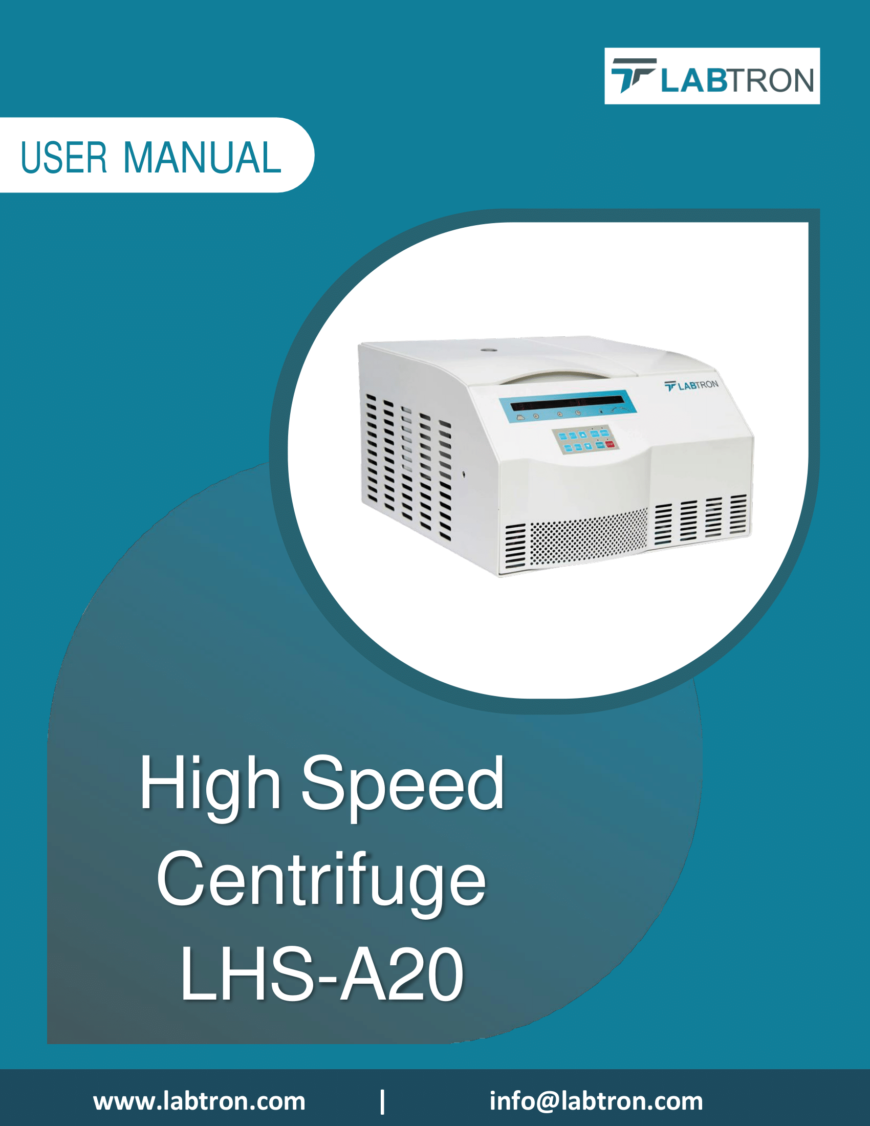 High Speed Centrifuge LHS-A20 Manual