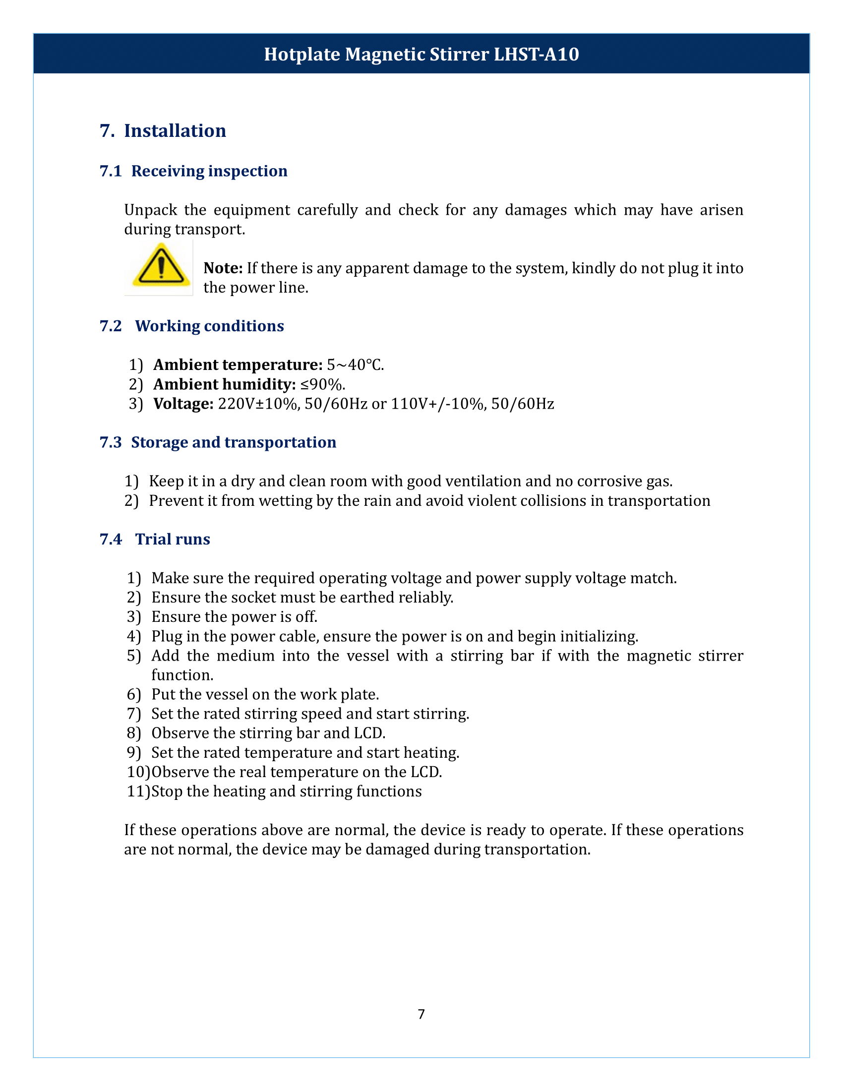 Heat Seal Tester LHST-A10 Manual
