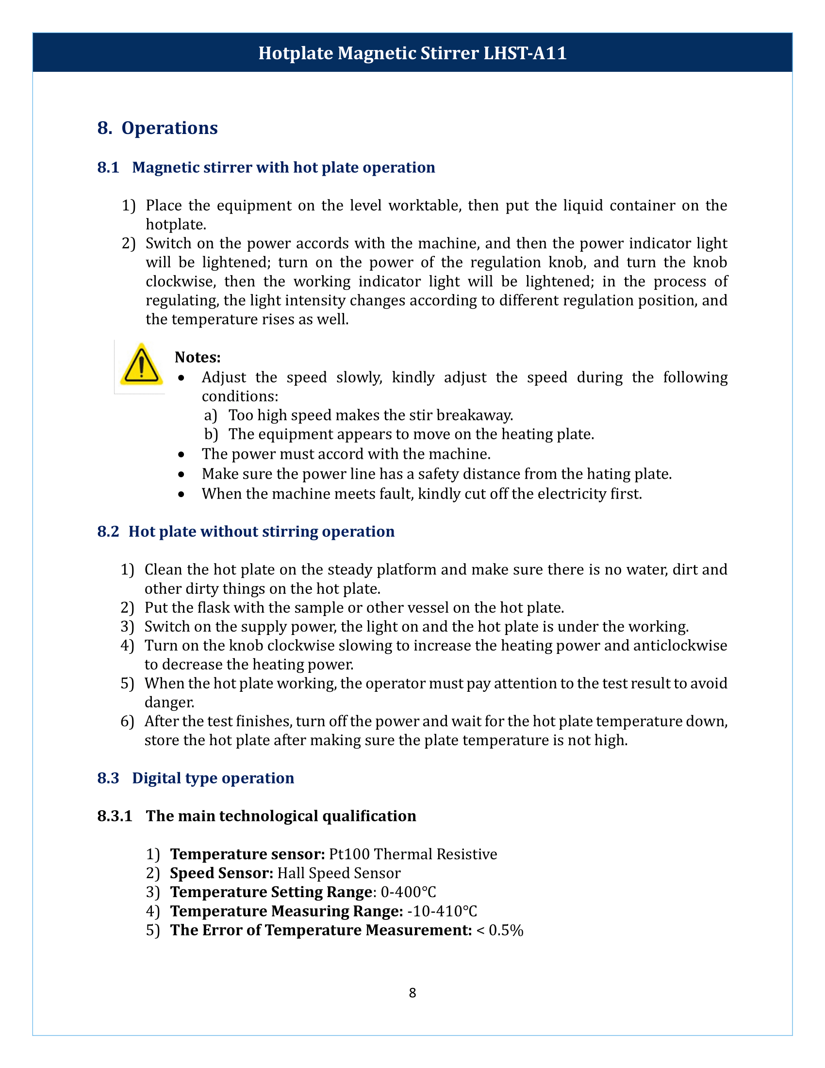 Heat Seal Tester LHST-A11 Manual