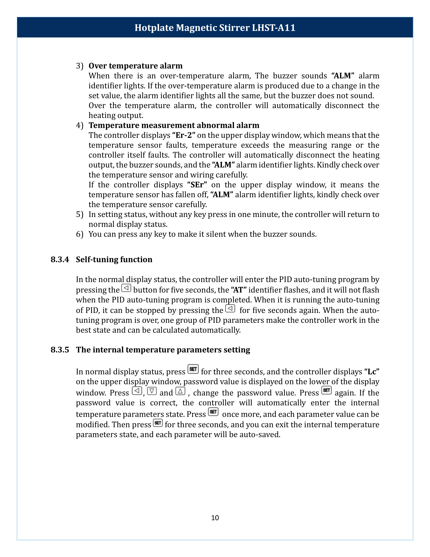 Heat Seal Tester LHST-A11 Manual