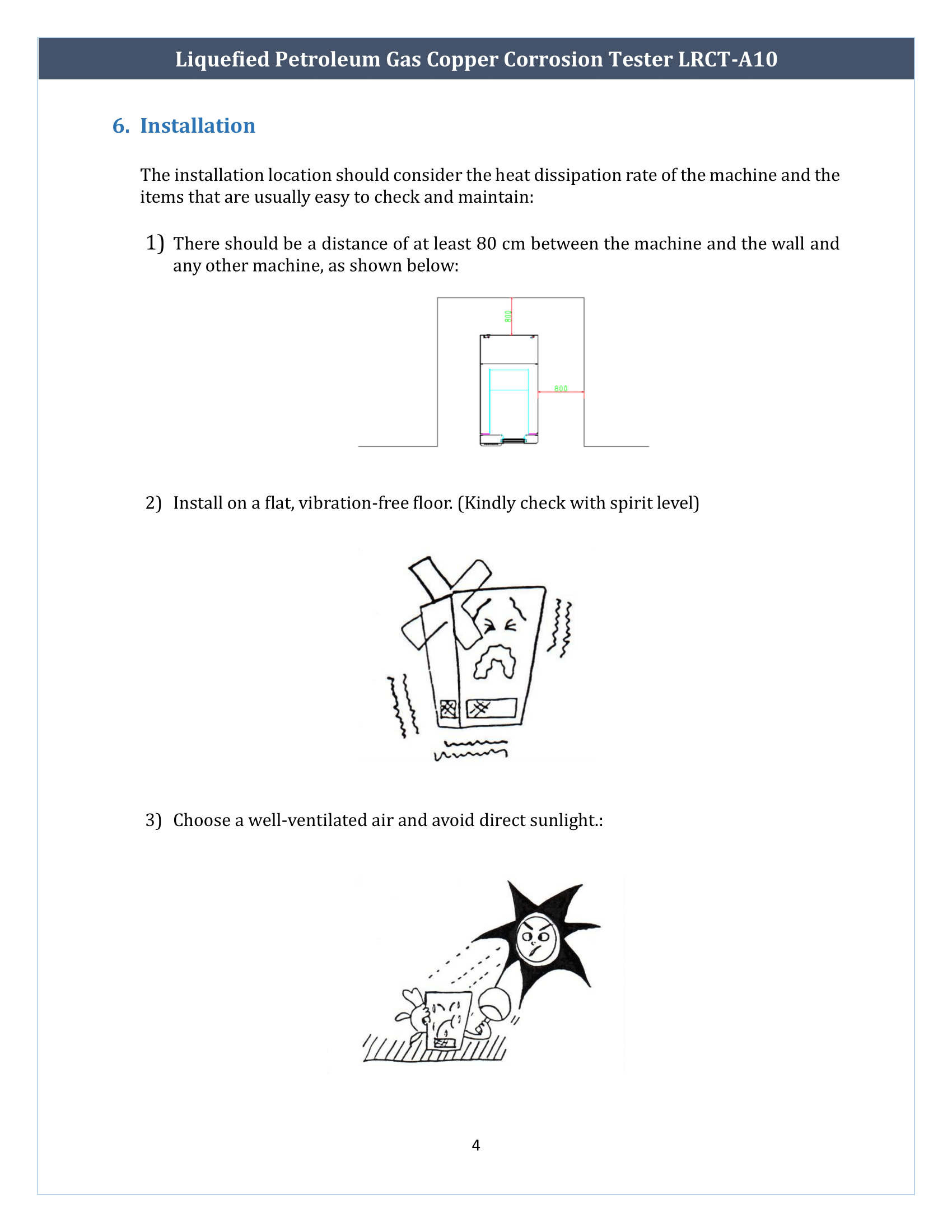 Liquefied Petroleum Gas Copper Corrosion Tester LRCT-A10 Manual