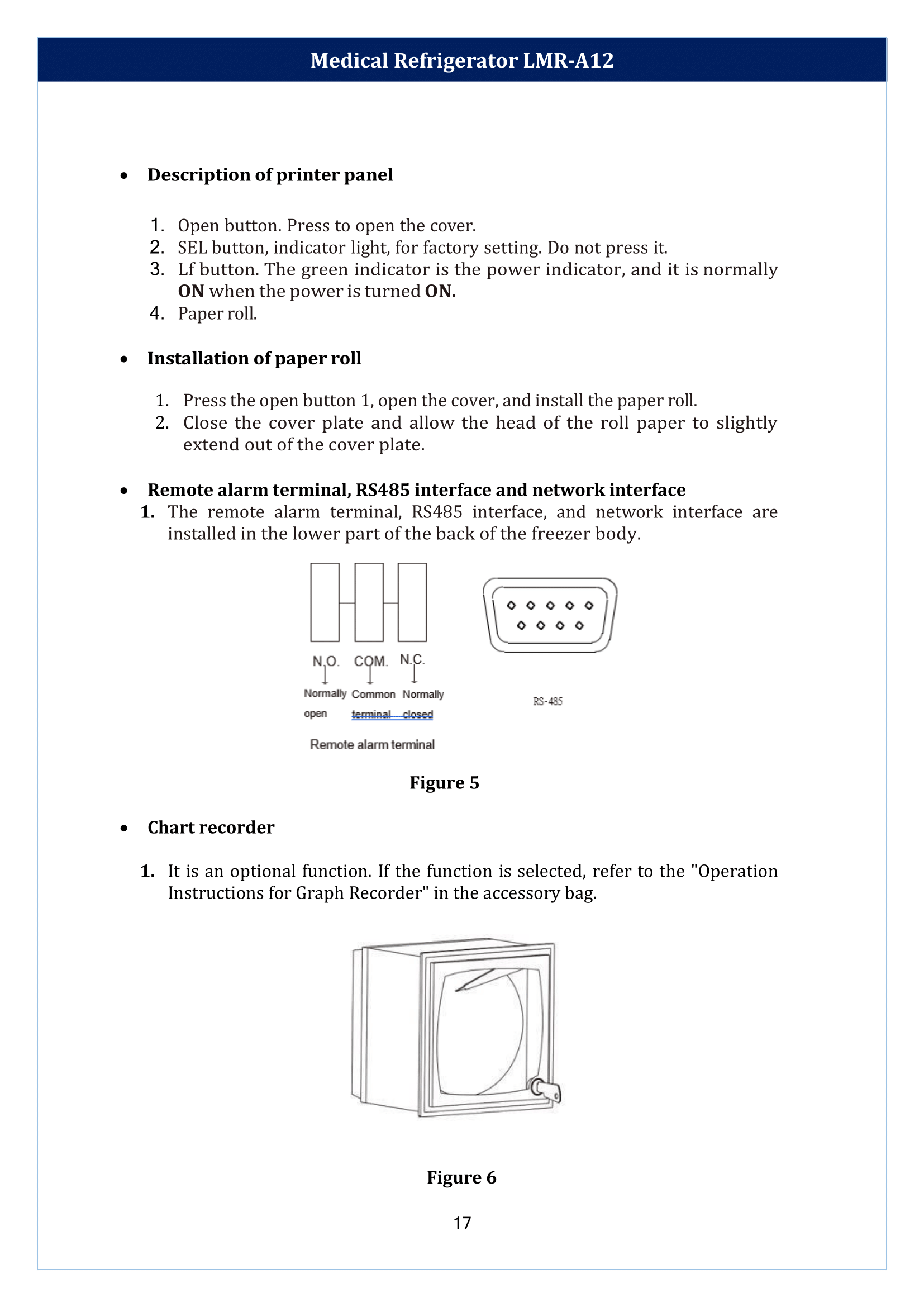 Medical Refrigerator LMR-A12 Manual