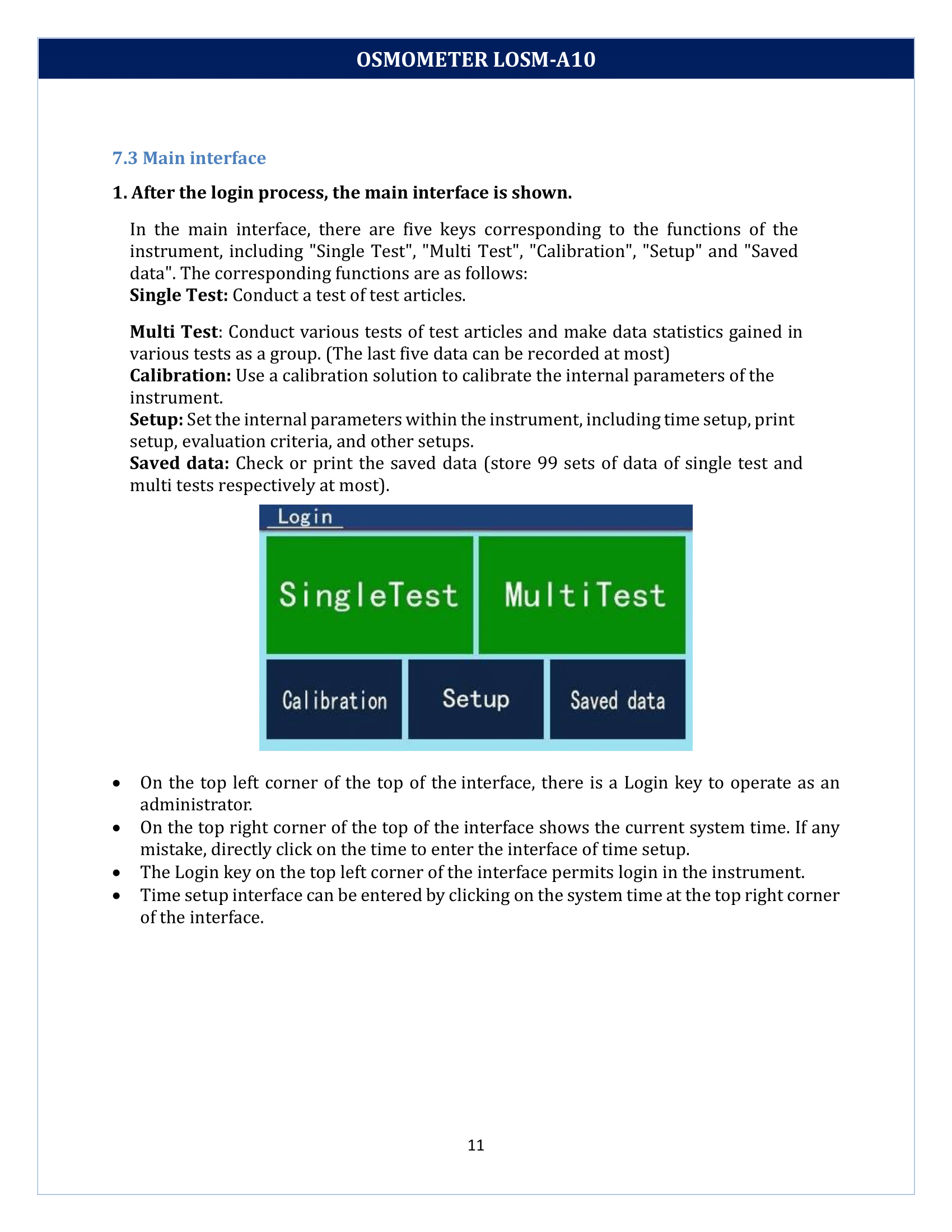 Osmometer LOSM-A10 Manual