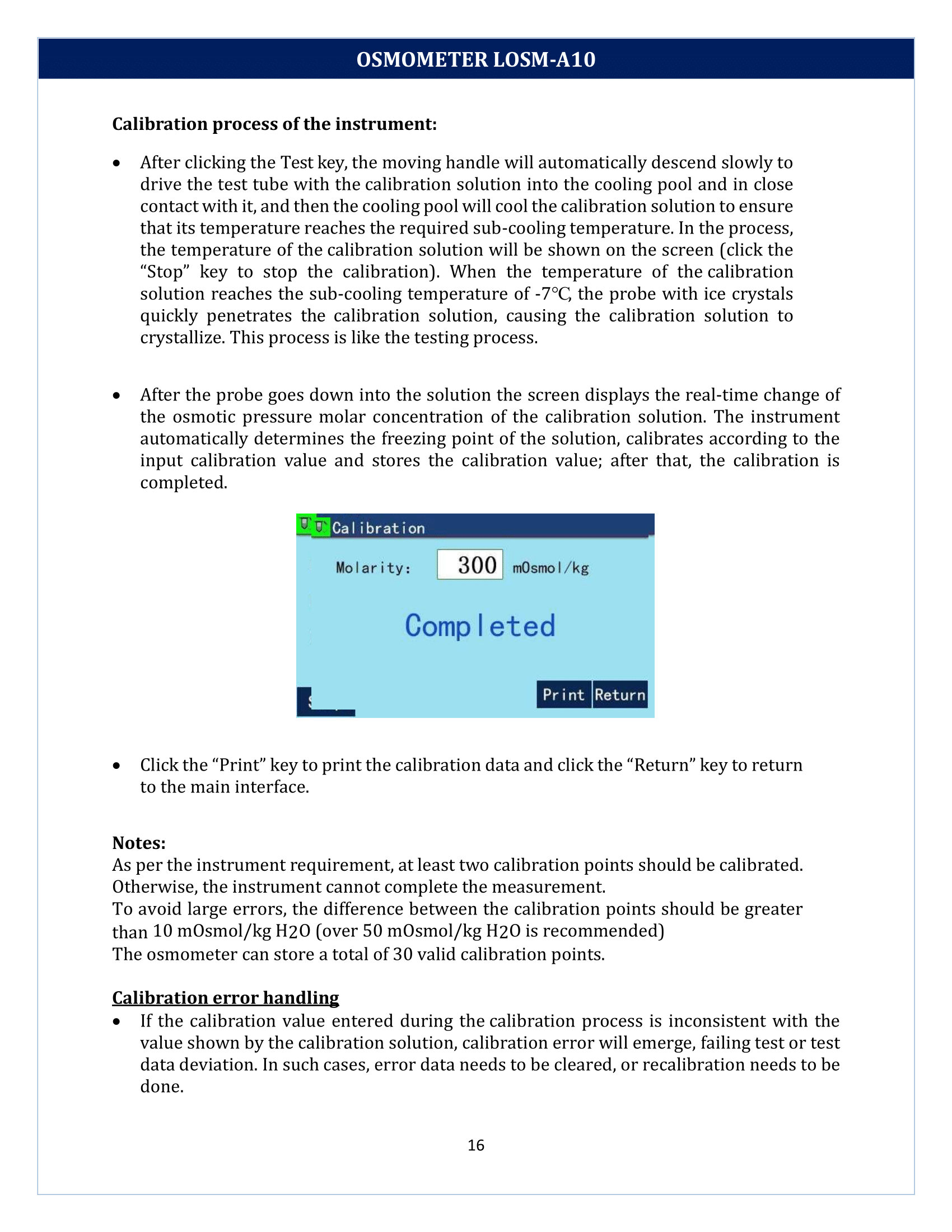 Osmometer LOSM-A10 Manual