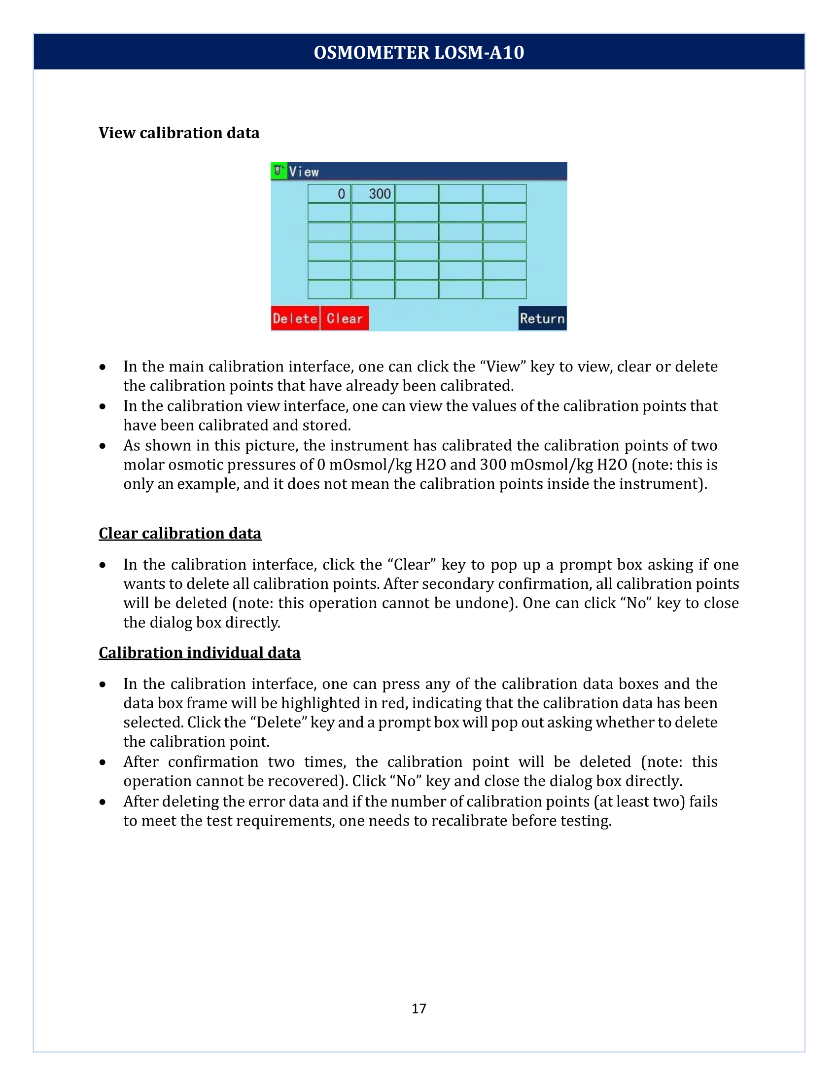 Osmometer LOSM-A10 Manual