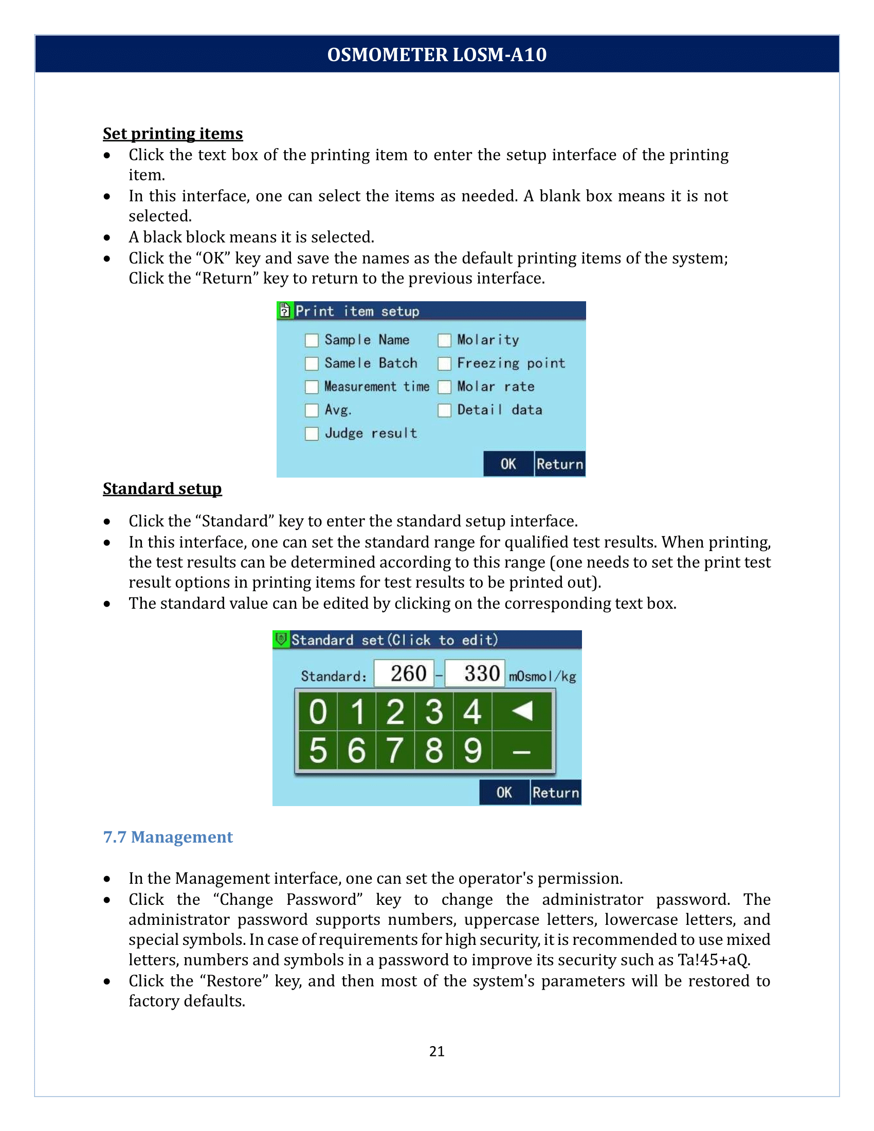 Osmometer LOSM-A10 Manual