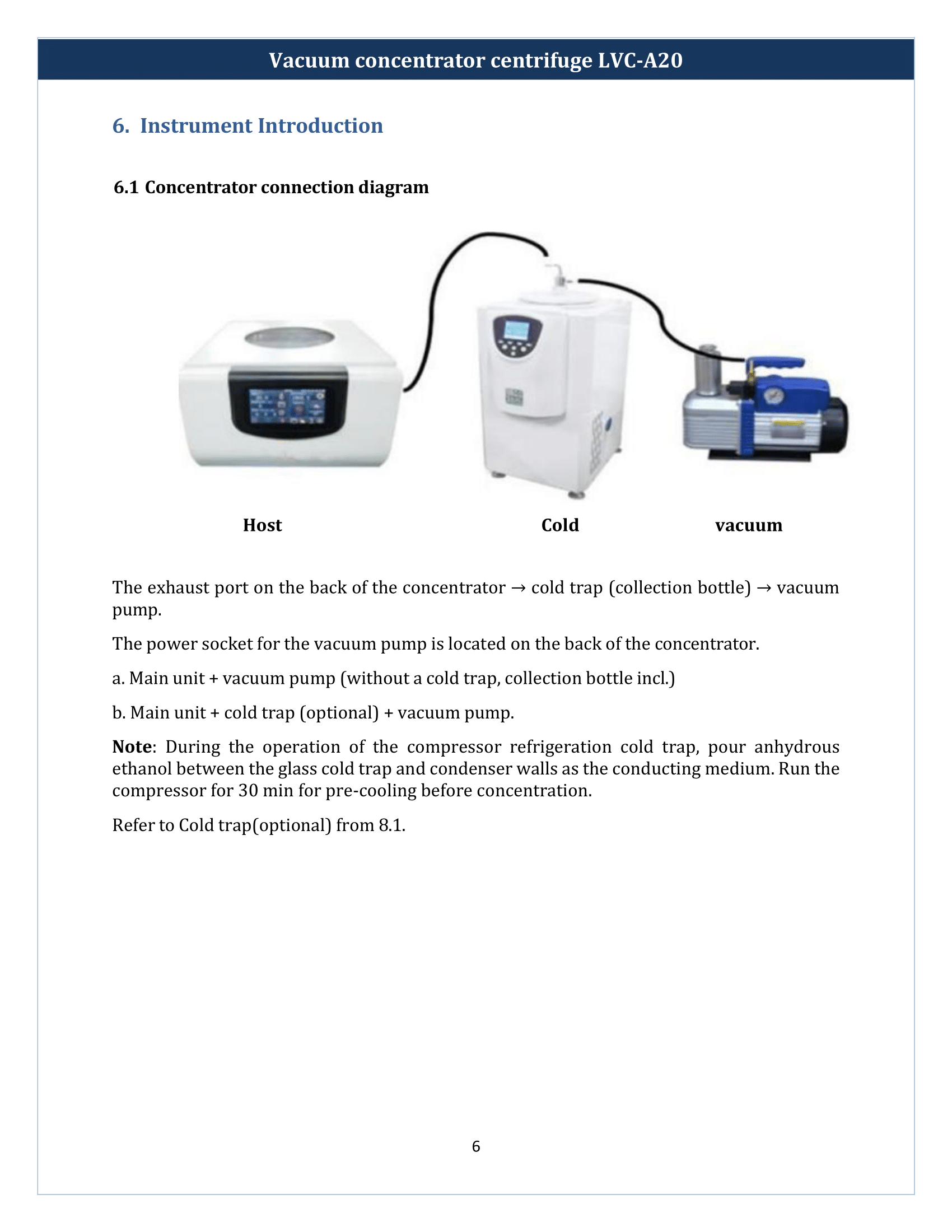Vacuum Concentrator Centrifuge LVC-A20 Manual