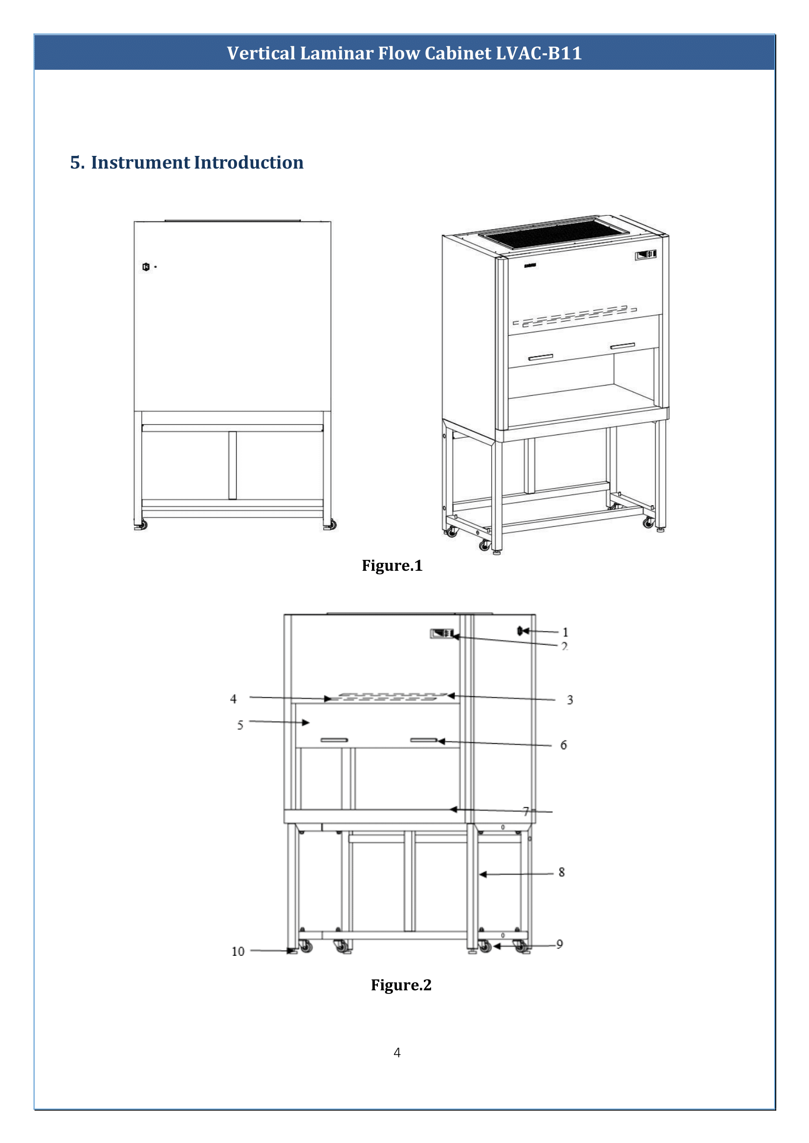 Vertical Laminar Flow Cabinet LVAC-B11 Manual