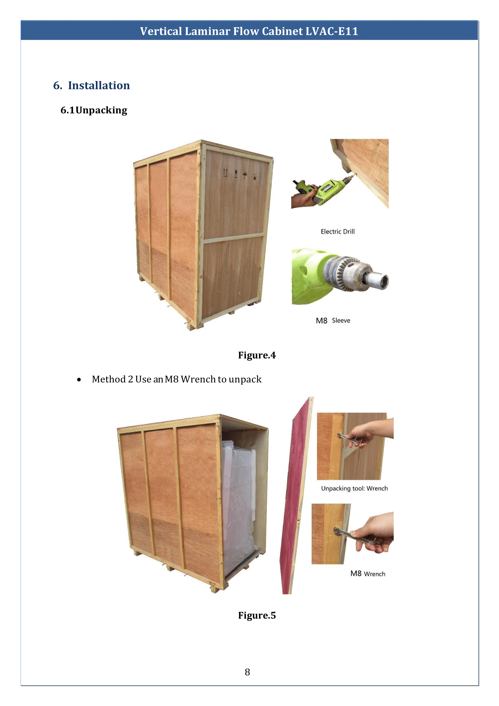 Vertical Laminar Flow Cabinet LVAC-E11 Manual