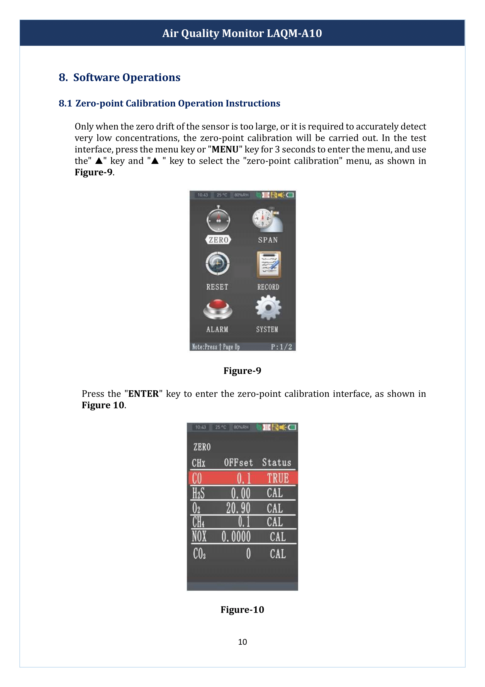 Air Quality Monitor LAQM-A10 Manual