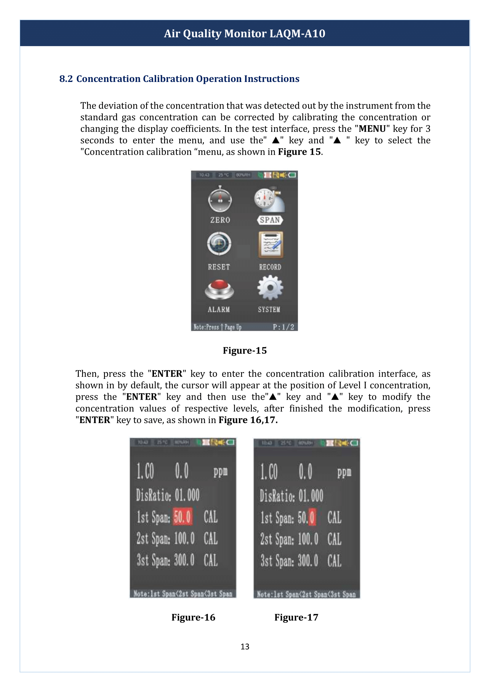 Air Quality Monitor LAQM-A10 Manual