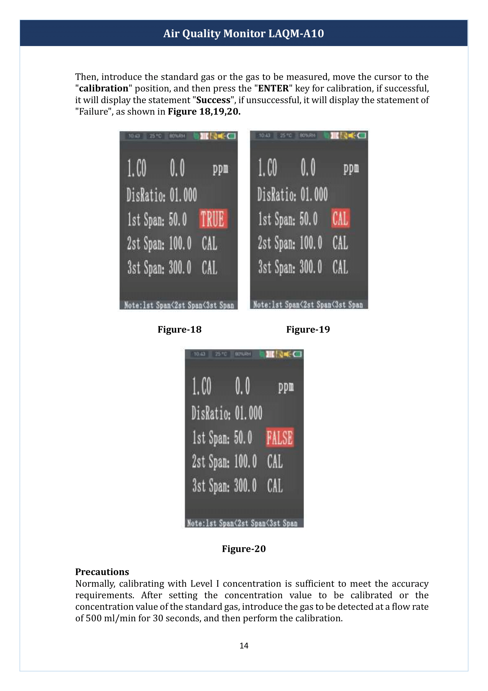 Air Quality Monitor LAQM-A10 Manual