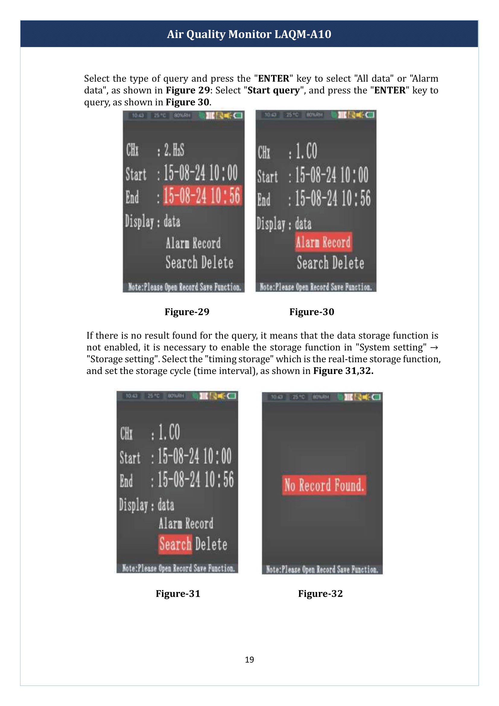 Air Quality Monitor LAQM-A10 Manual