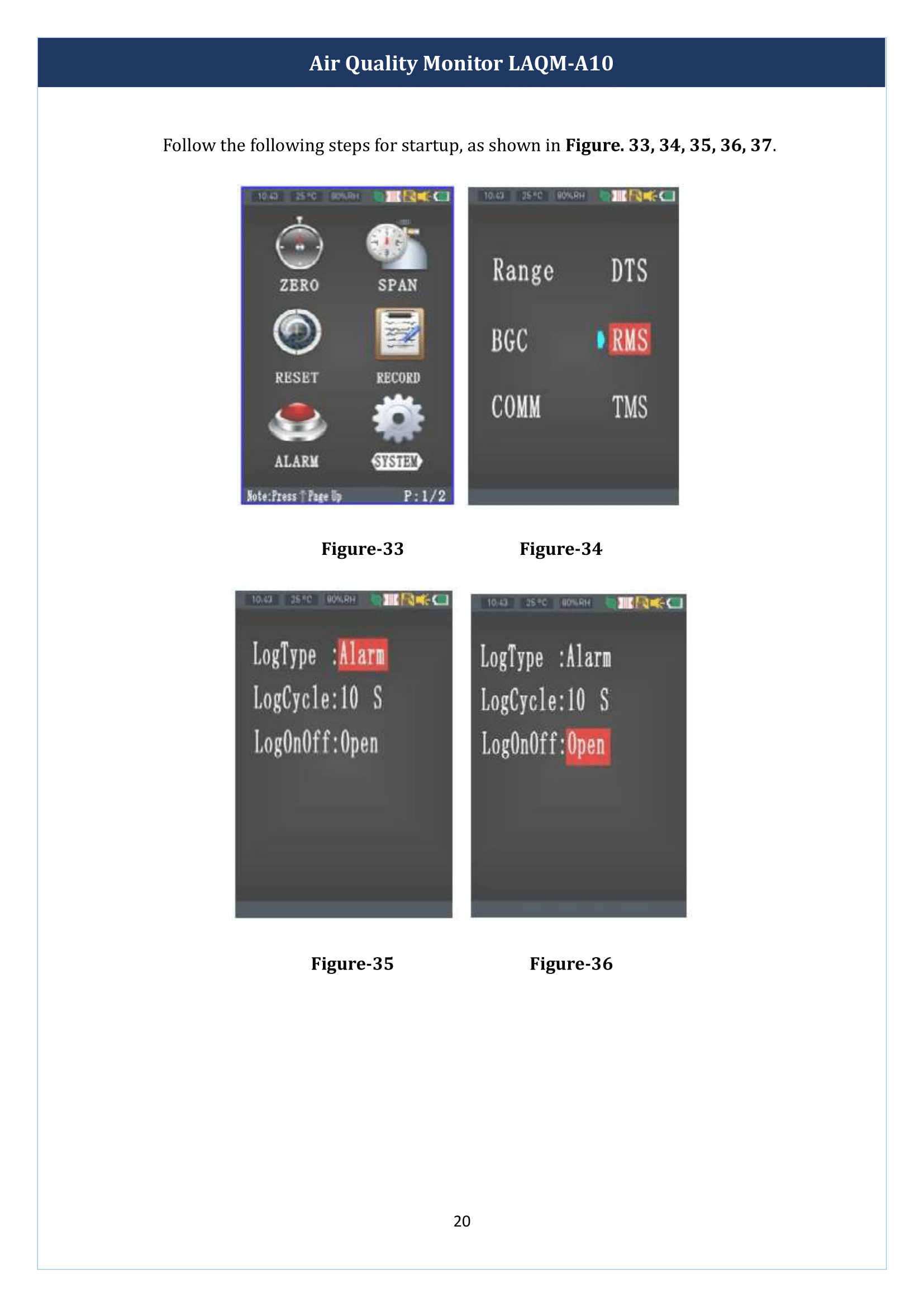 Air Quality Monitor LAQM-A10 Manual
