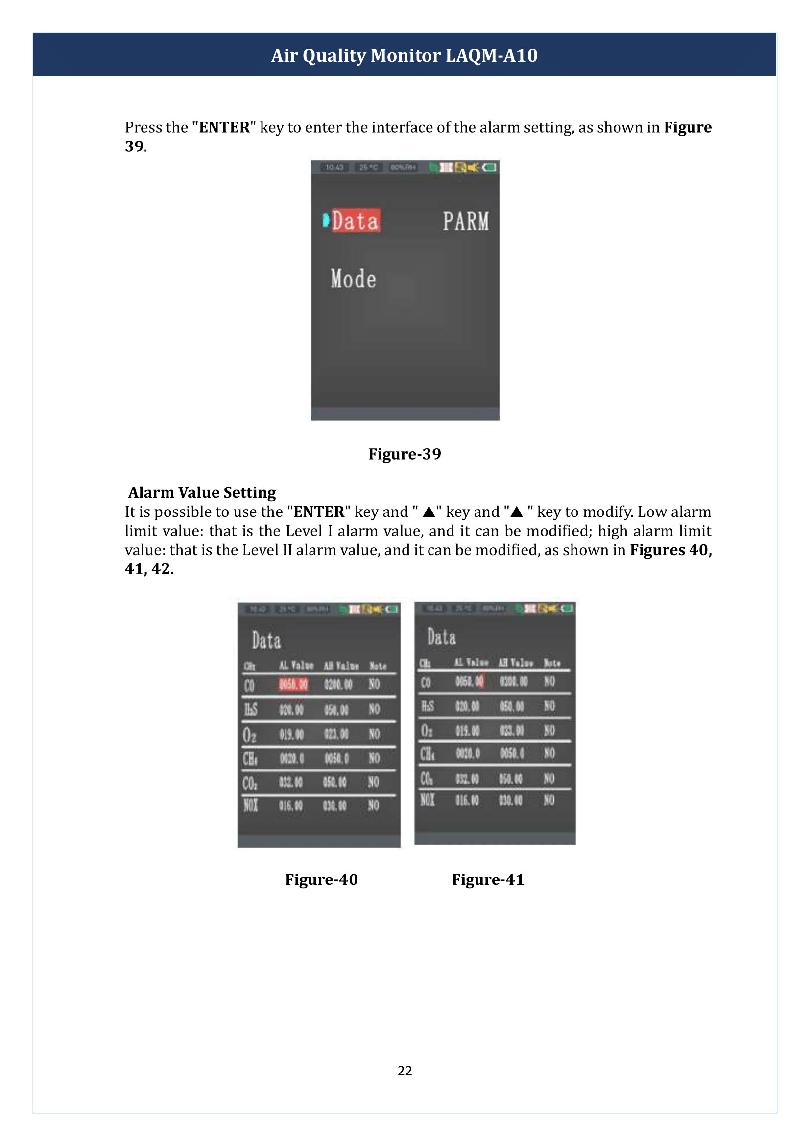 Air Quality Monitor LAQM-A10 Manual