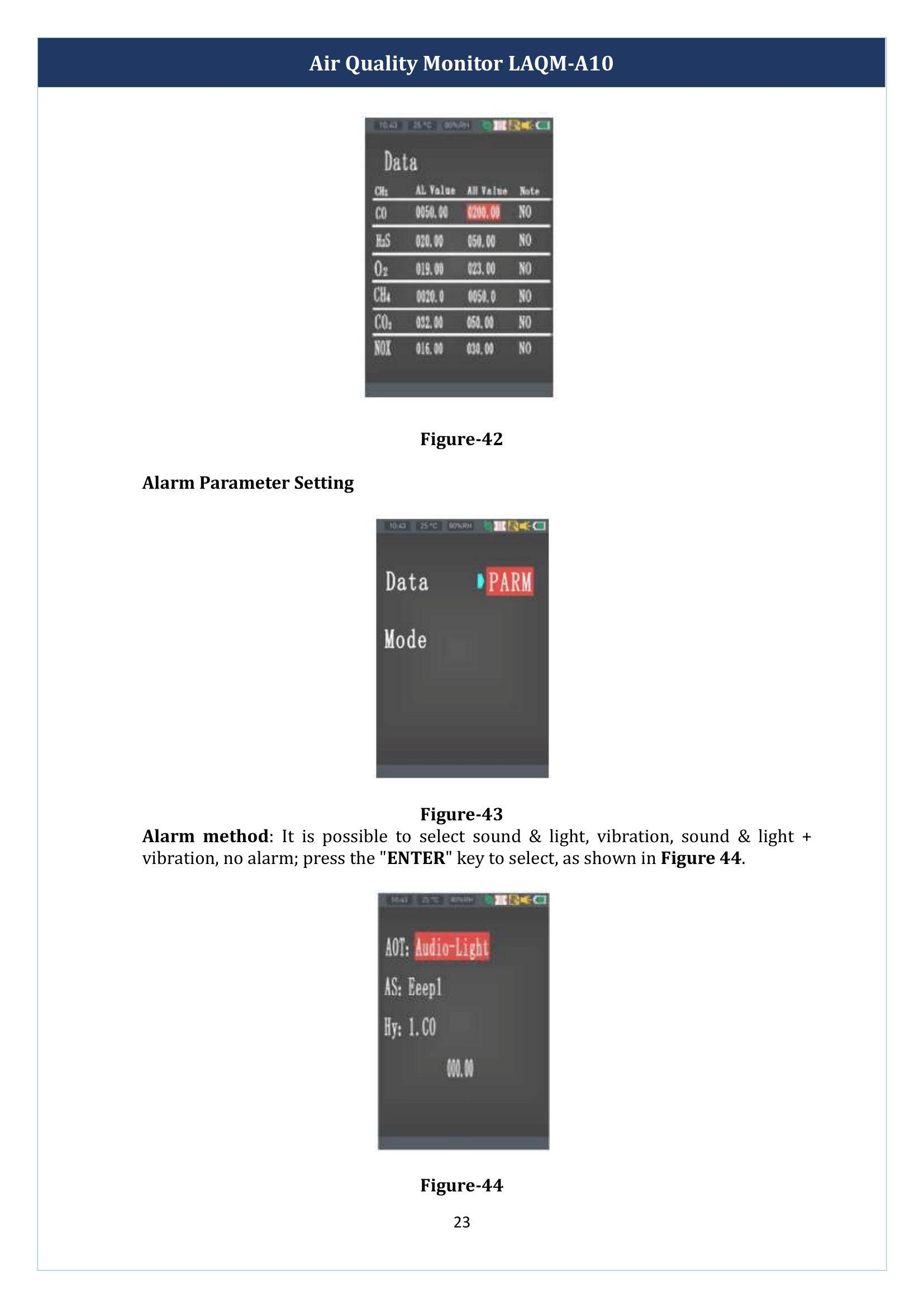 Air Quality Monitor LAQM-A10 Manual