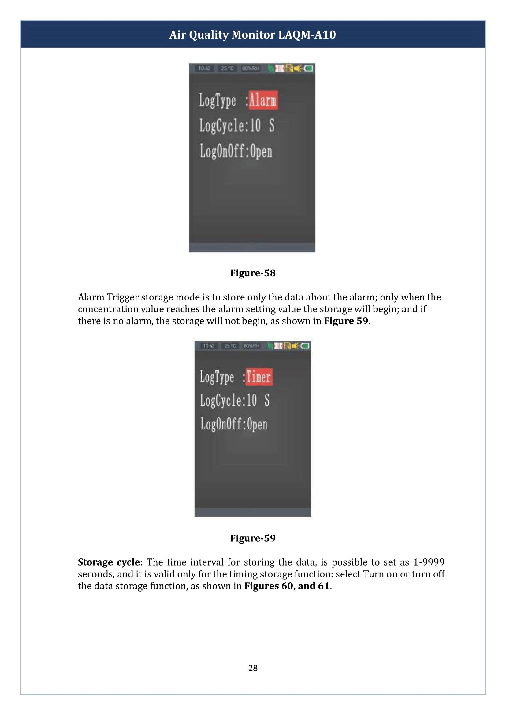 Air Quality Monitor LAQM-A10 Manual