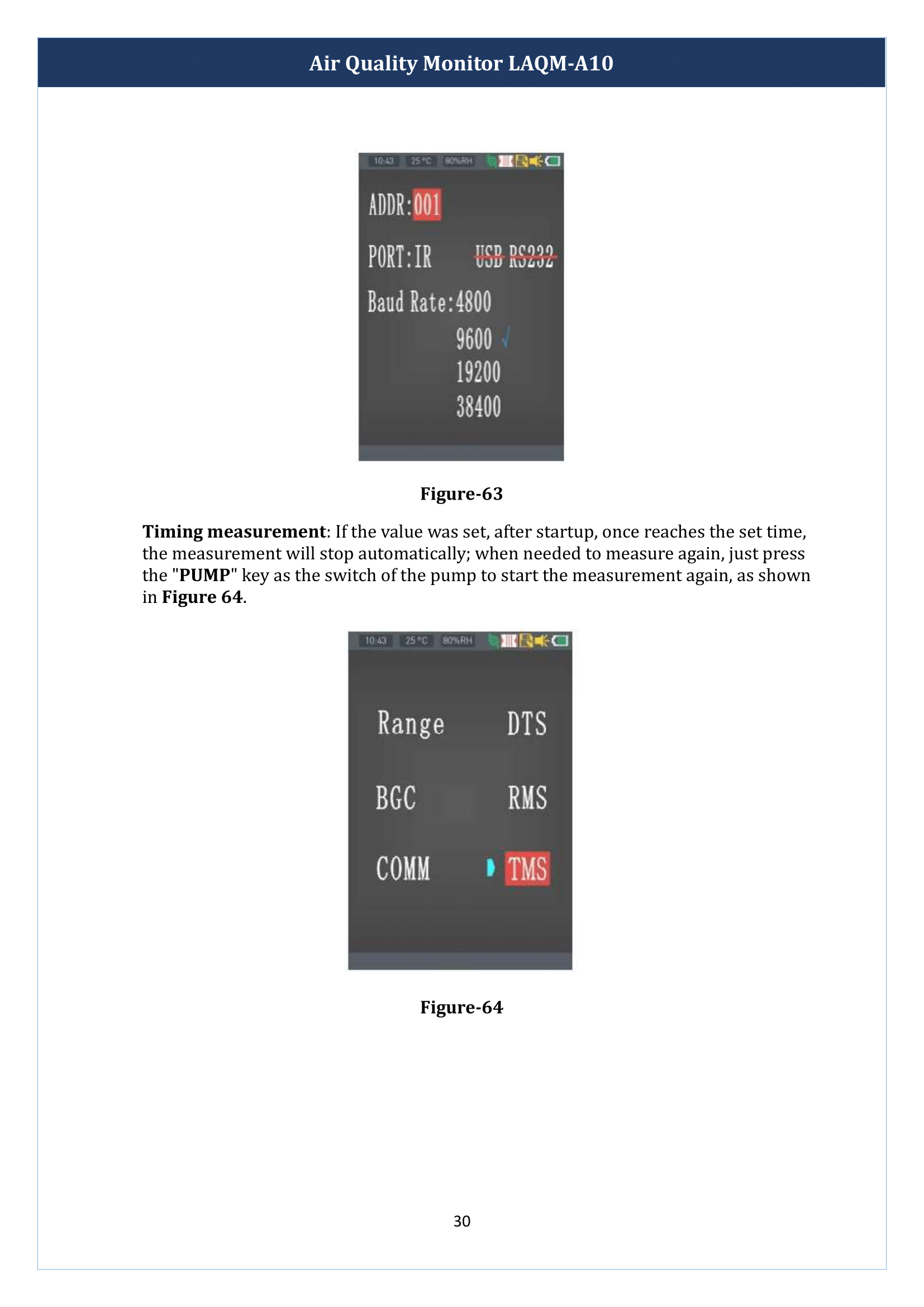 Air Quality Monitor LAQM-A10 Manual