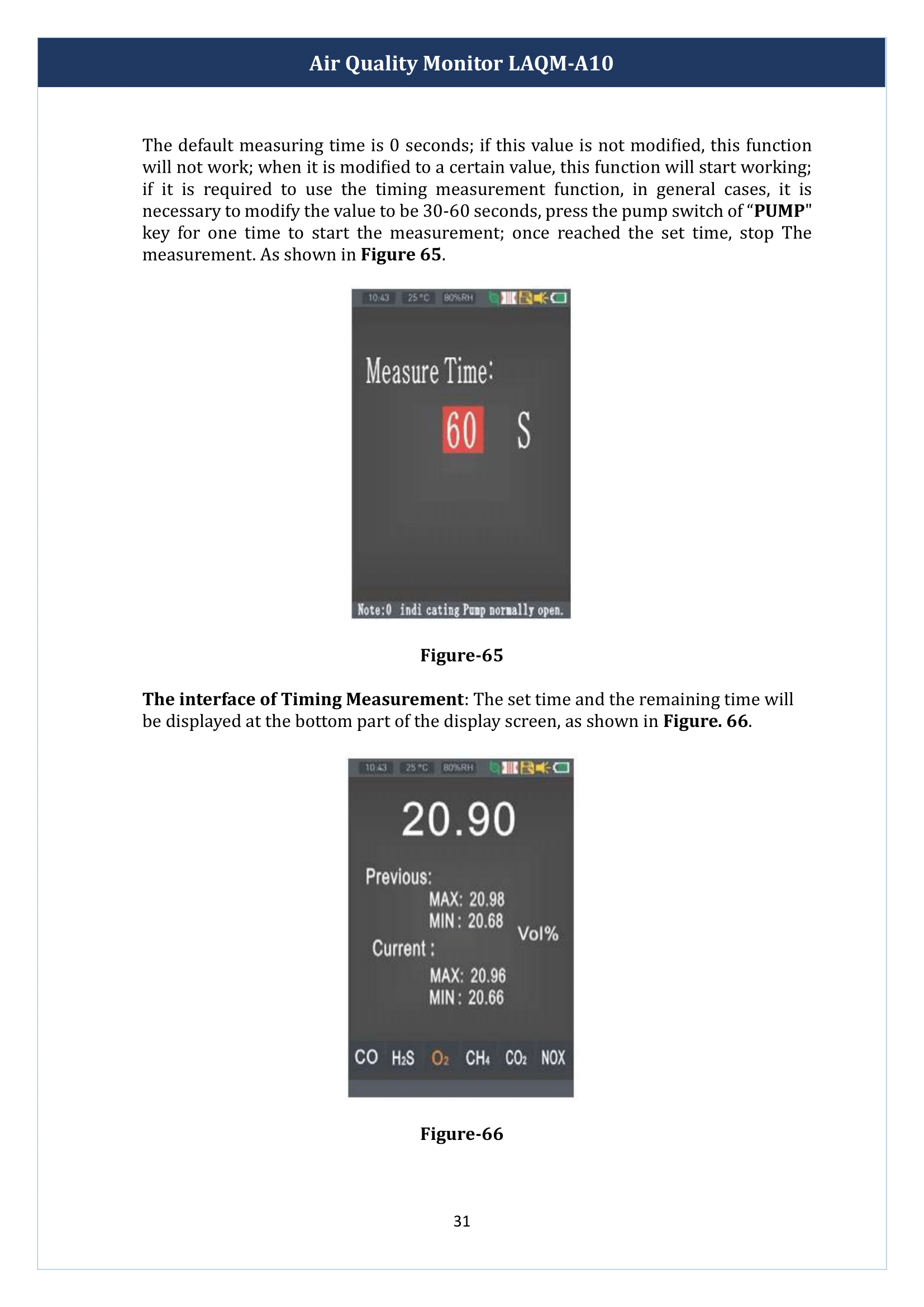 Air Quality Monitor LAQM-A10 Manual
