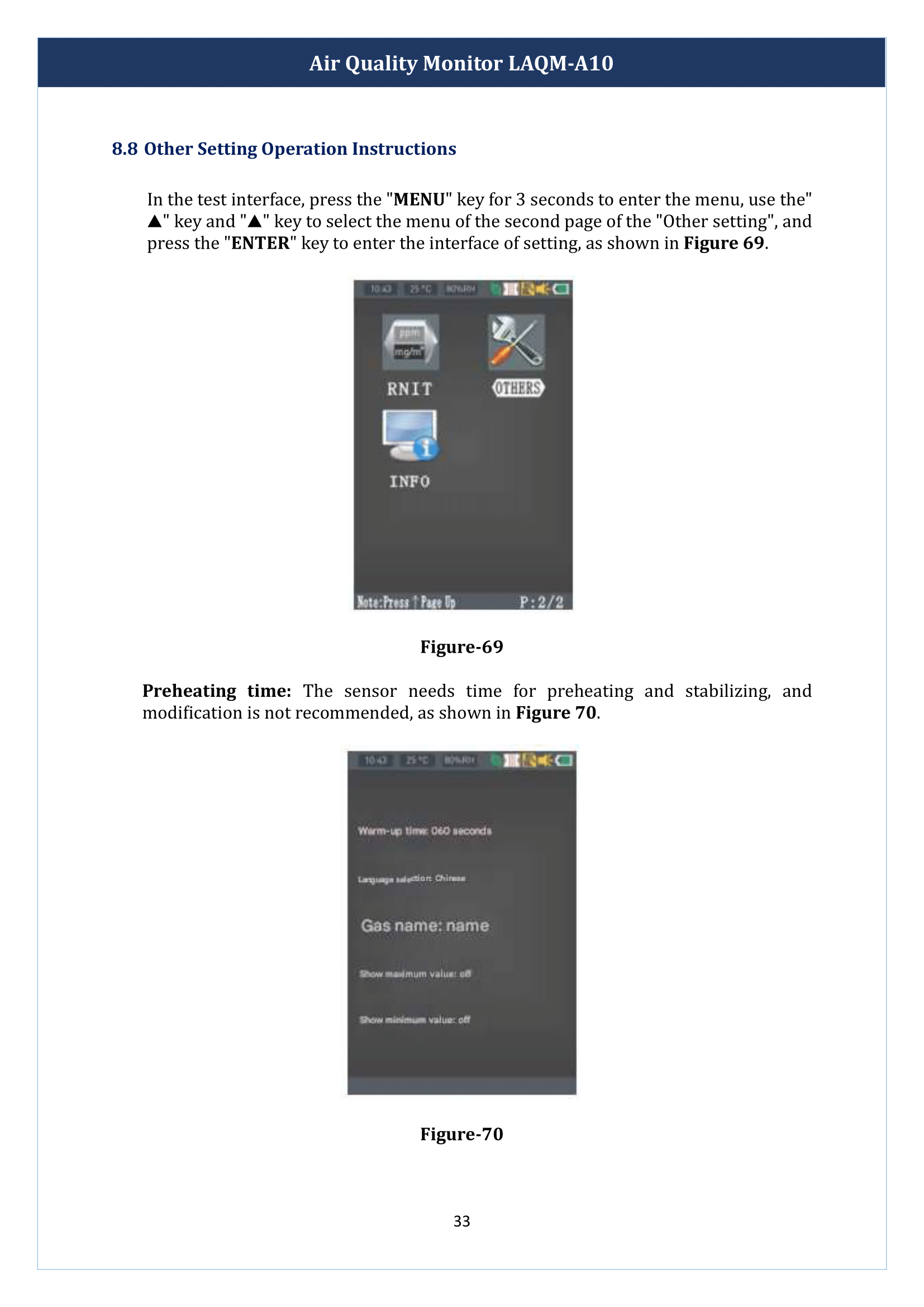 Air Quality Monitor LAQM-A10 Manual