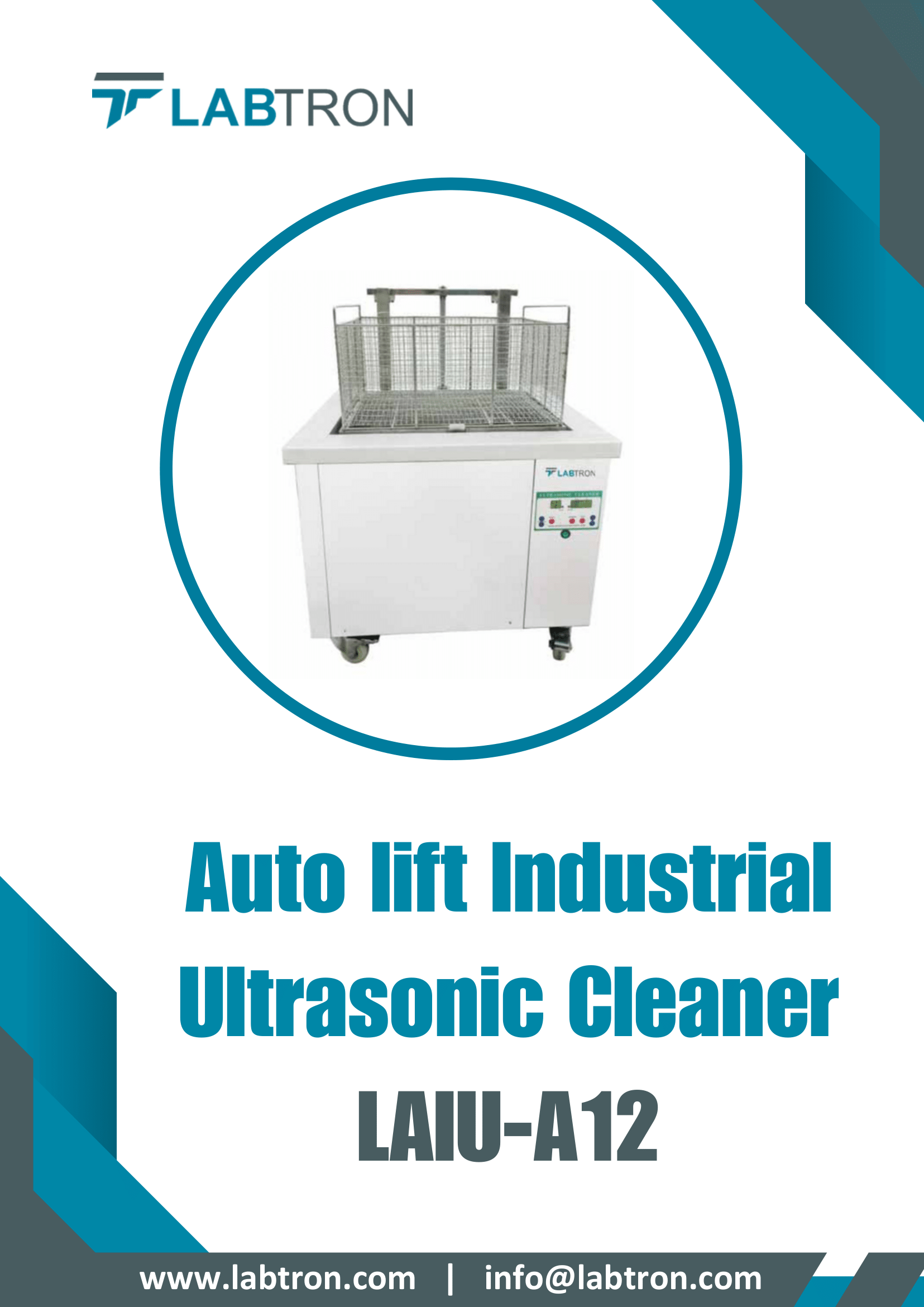 Auto lift Industrial Ultrasonic Cleaner LAIU-A12 Manual