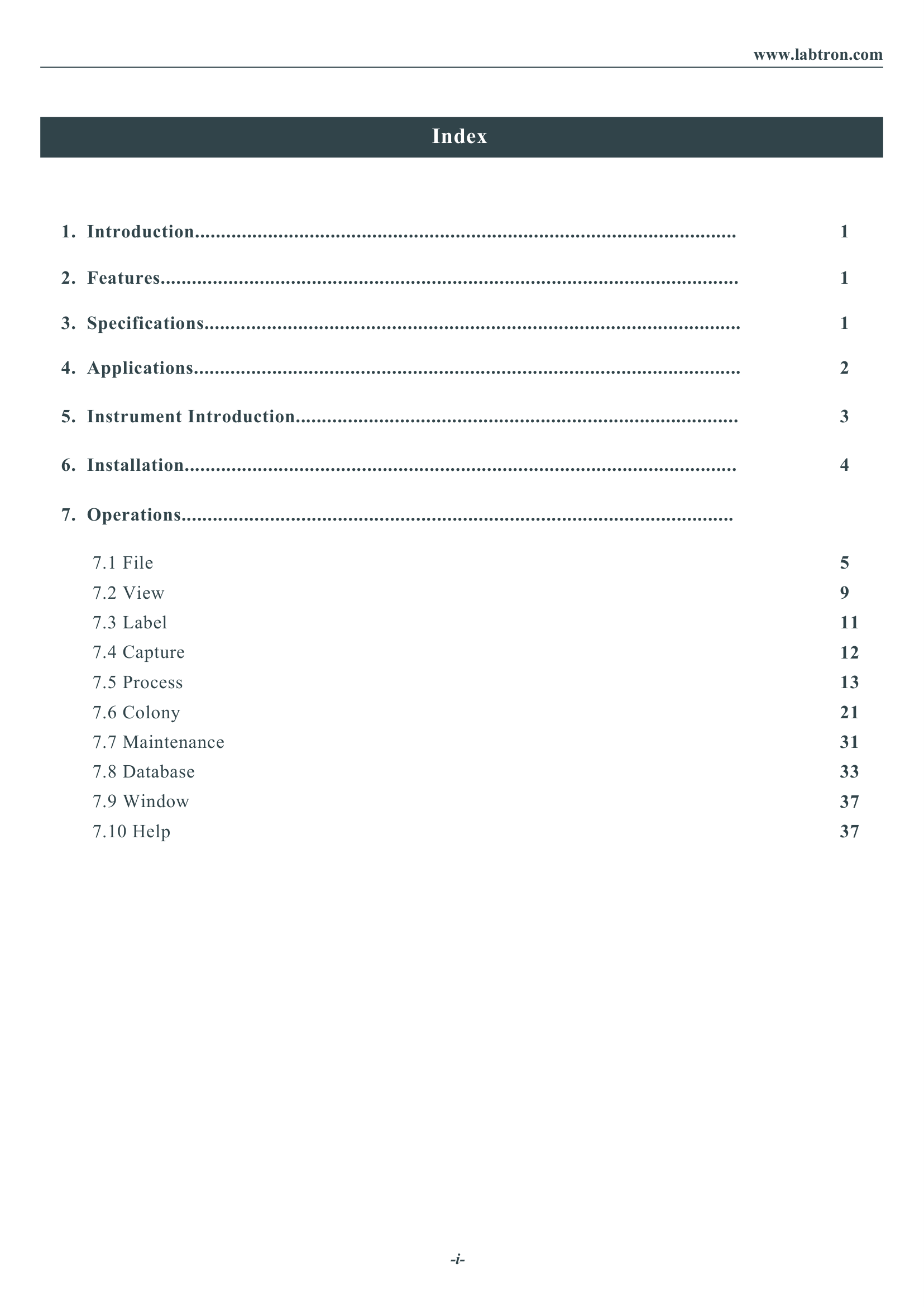 Automatic Colony Counter LCCA-A11 Manual