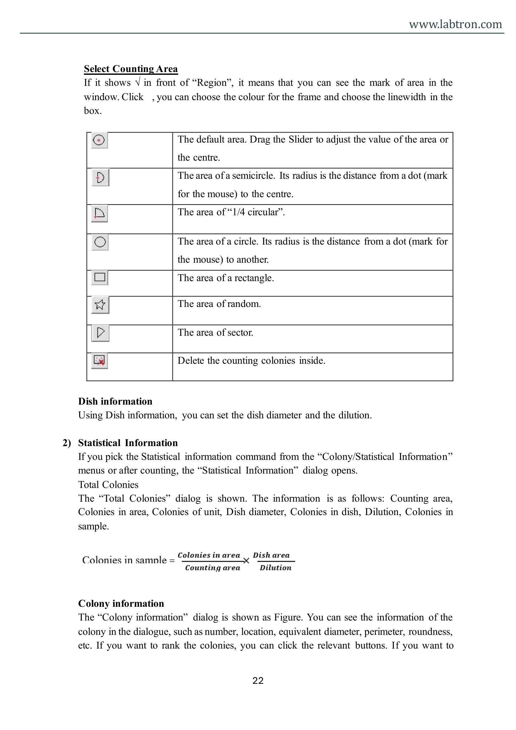 Automatic Colony Counter LCCA-A11 Manual