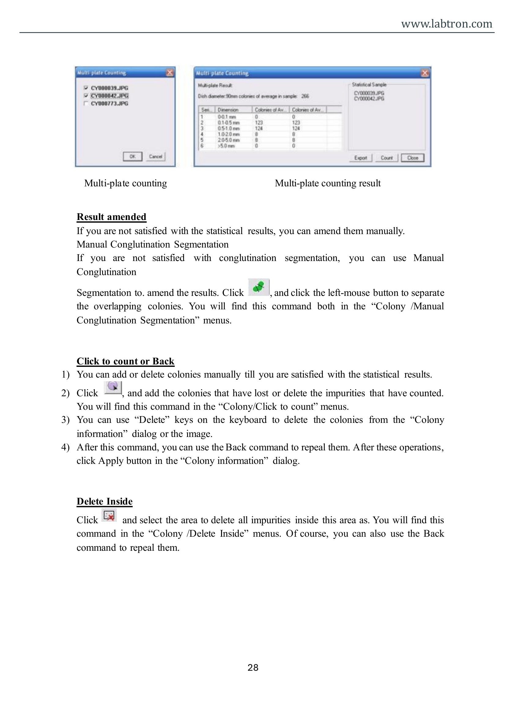Automatic Colony Counter LCCA-A11 Manual