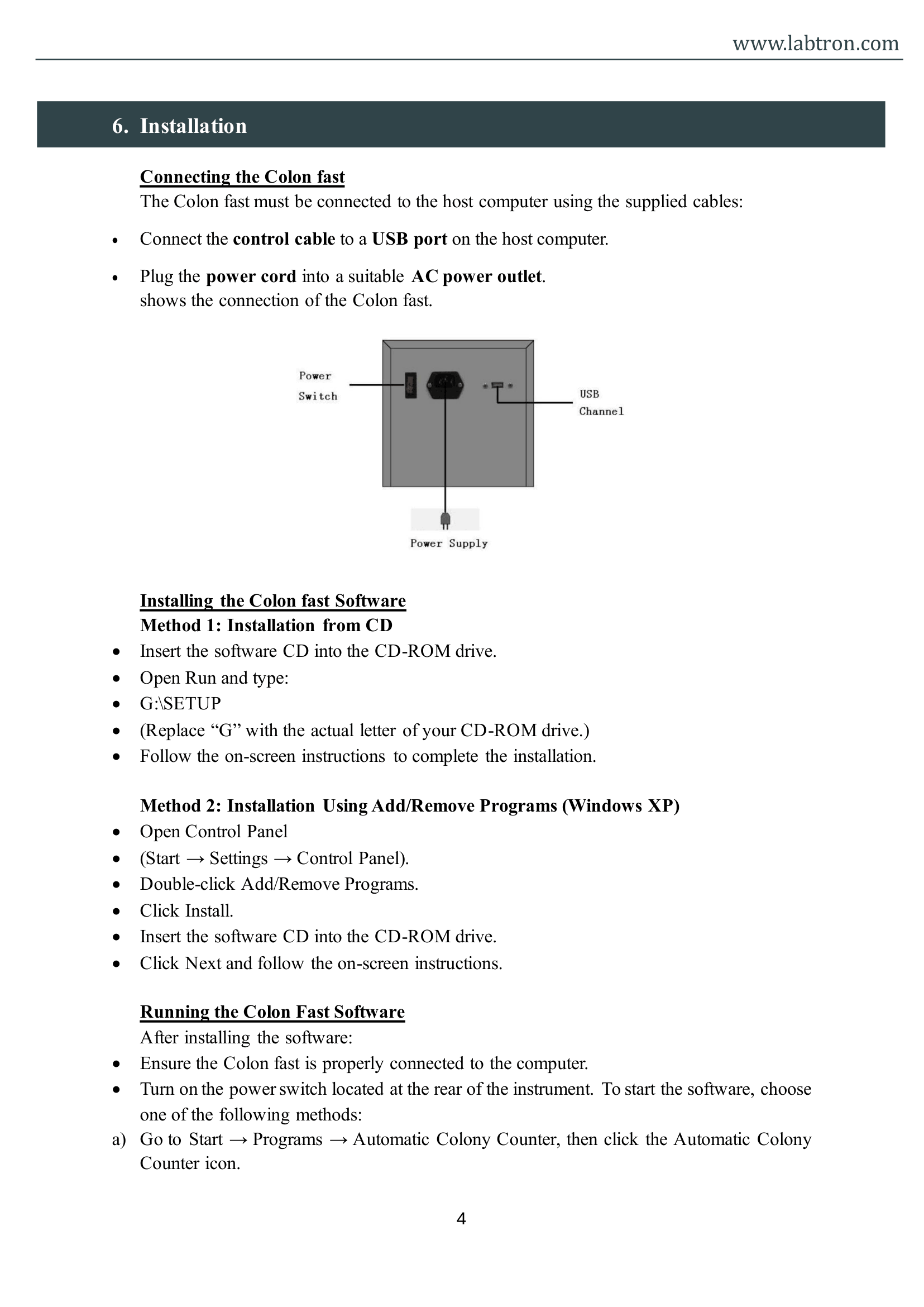 Automatic Colony Counter LCCA-A11 Manual