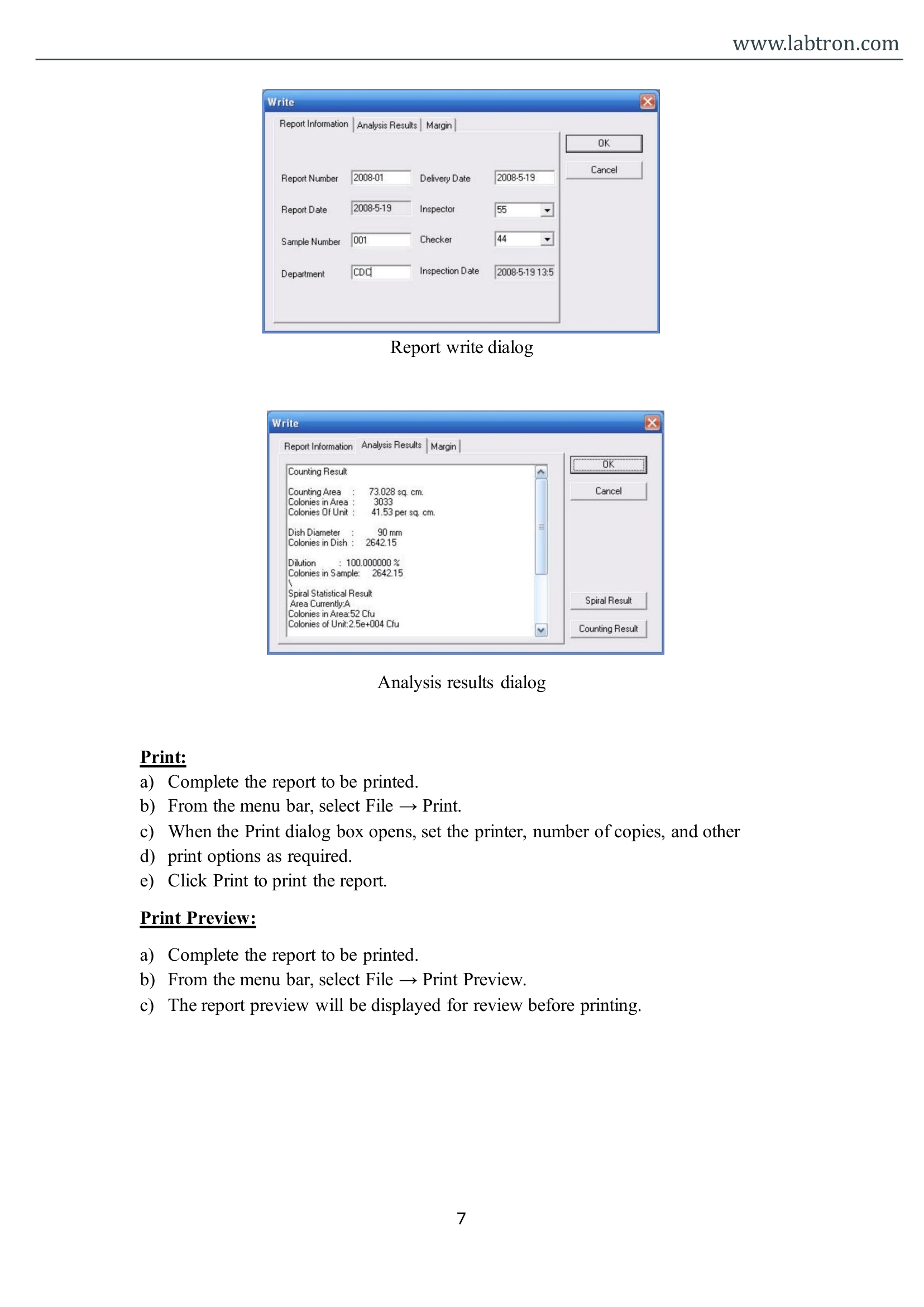 Automatic Colony Counter LCCA-A11 Manual