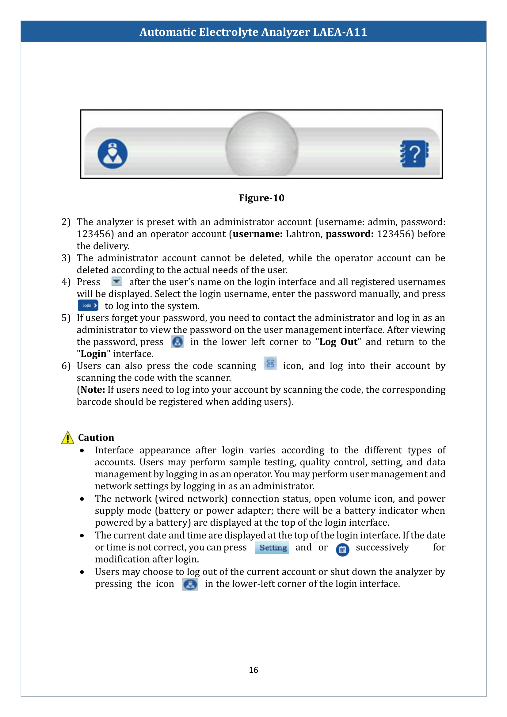 Automatic Electrolyte Analyzer LAEA-A11 Manual