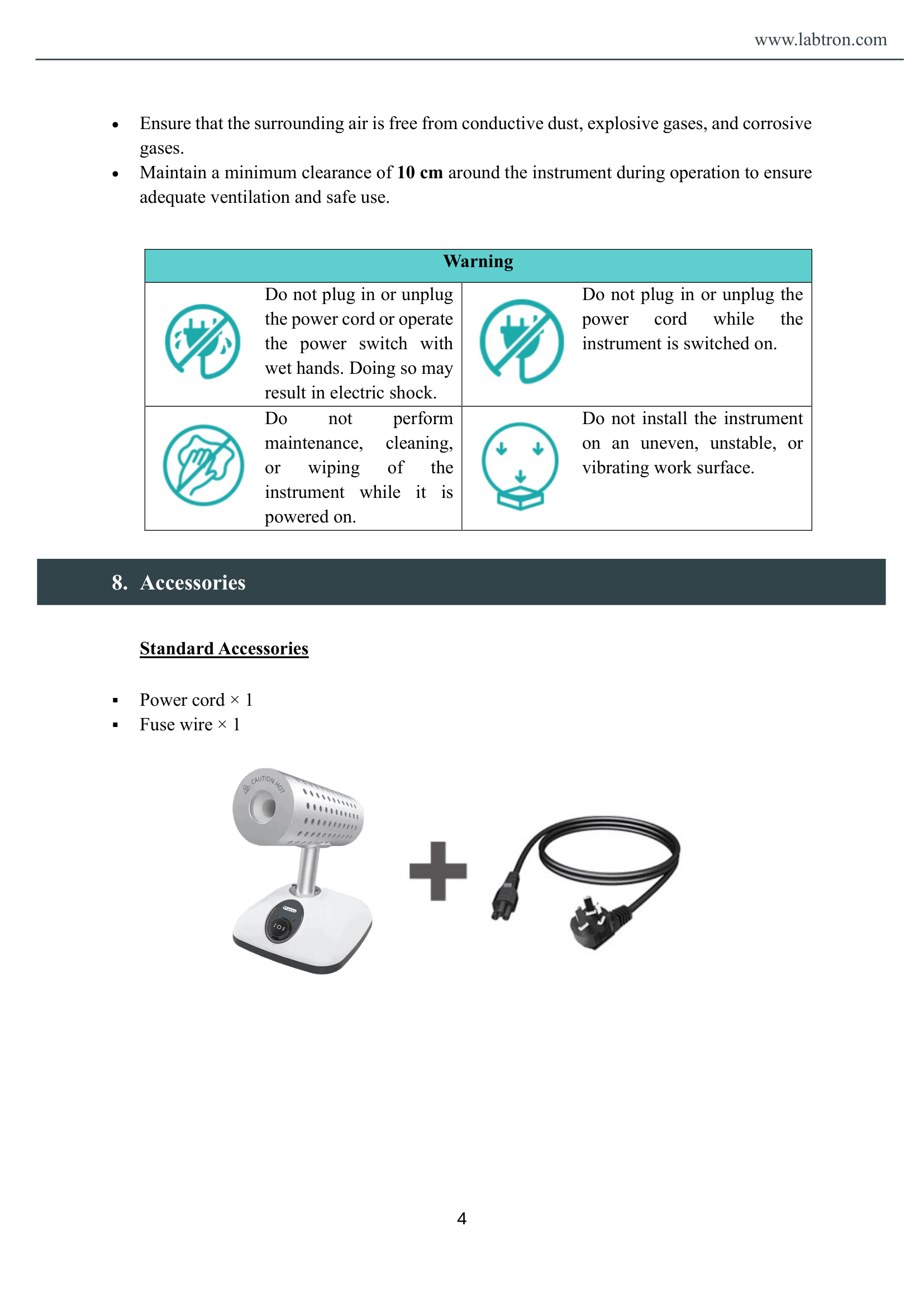Bacti-Cinerator Sterilizer LBCS-A12 Manual
